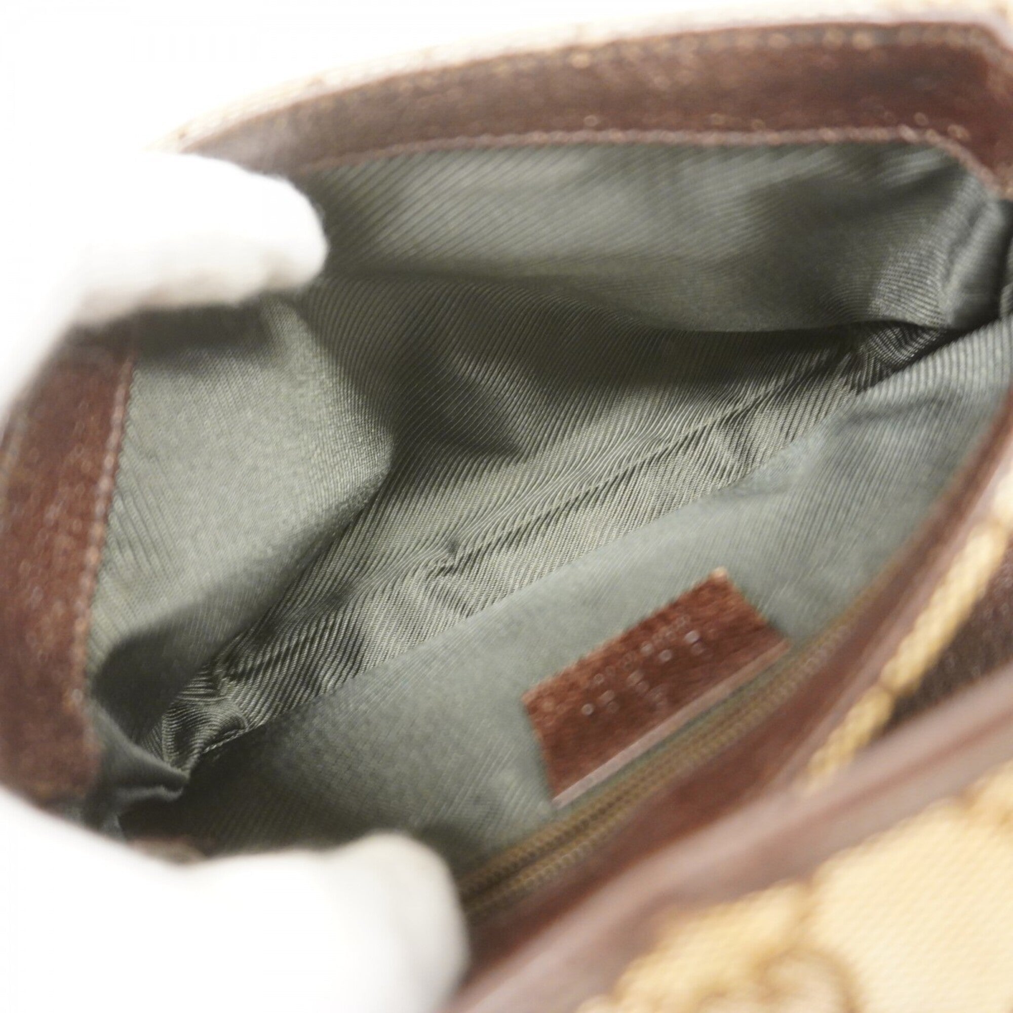 Gucci Brown Canvas Fanny Pack (Pre-Owned)