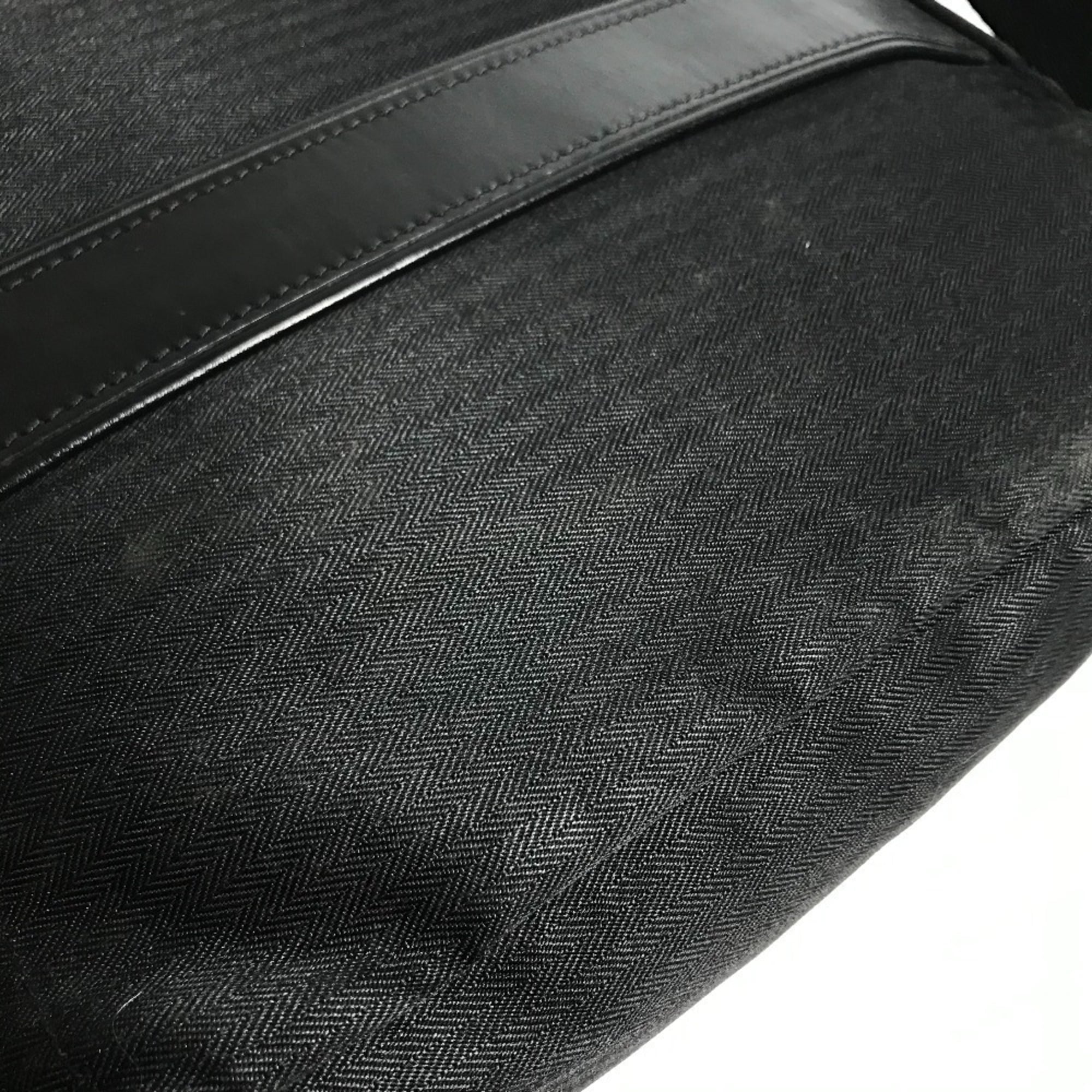 Hermes Black Cotton Pochette Shoulder Bag (Pre-Owned)