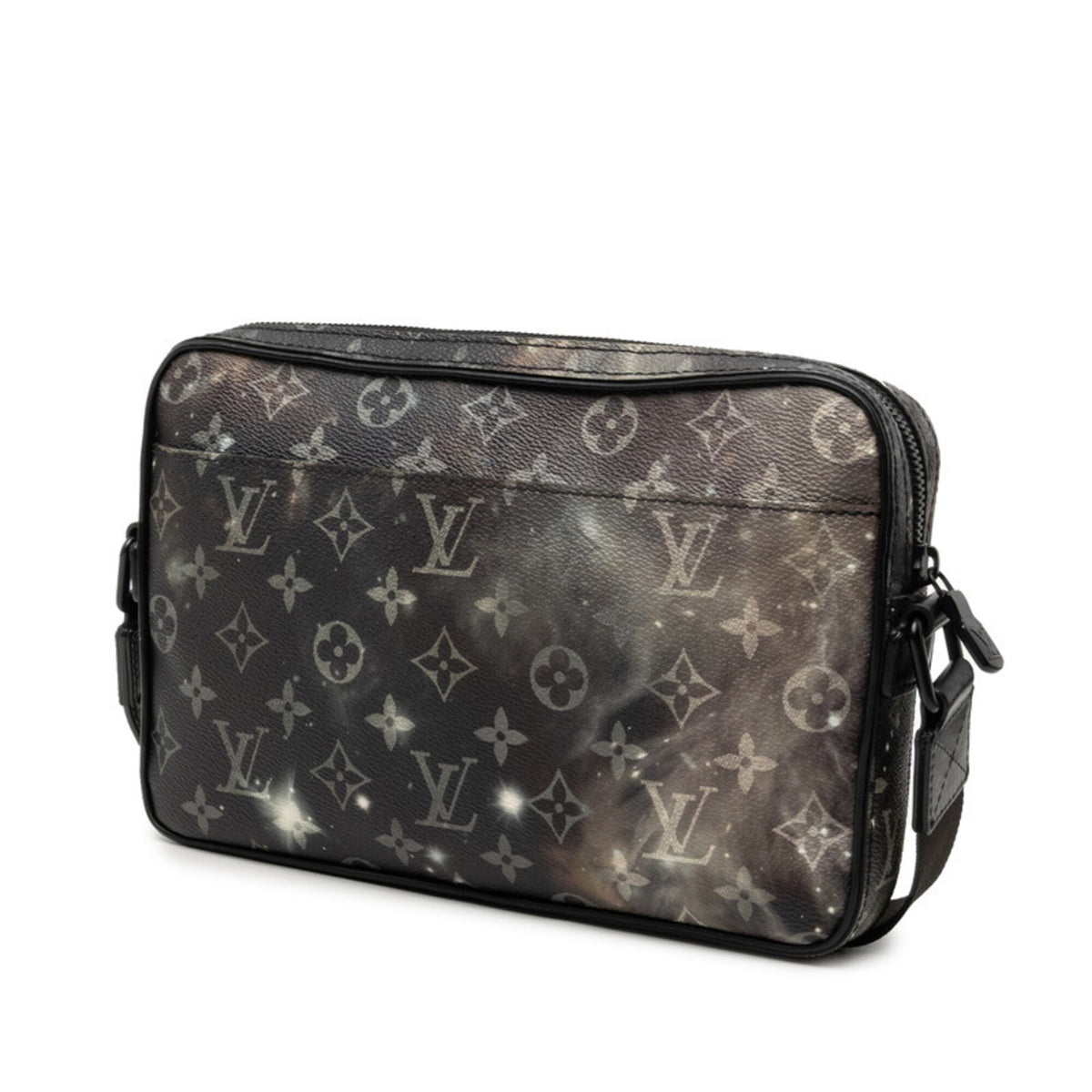 Louis Vuitton Monogram Black Gray Pvc Leather Shoulder Bag (Pre-Owned)