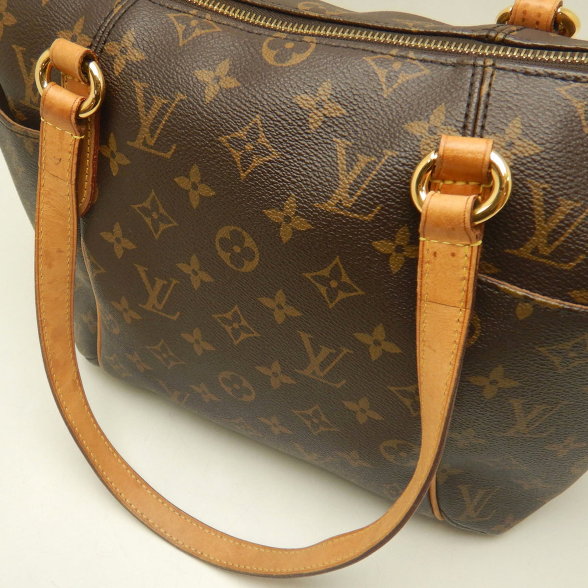 Louis Vuitton Black Brown Monogram Monogram Canvas Tote Bag (Pre-Owned)