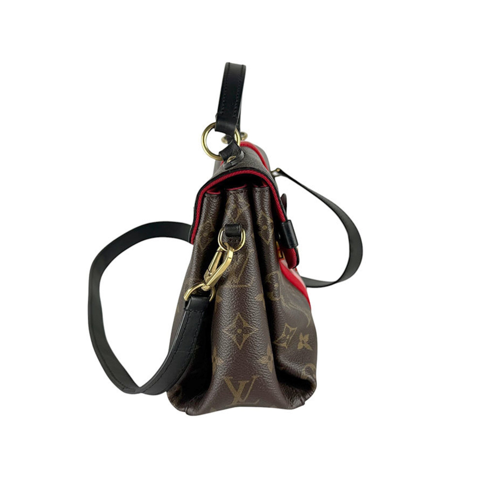 Louis Vuitton Coquelicots Monogram Peche Monogram Handbag Shoulder Bag (Pre-Owned)