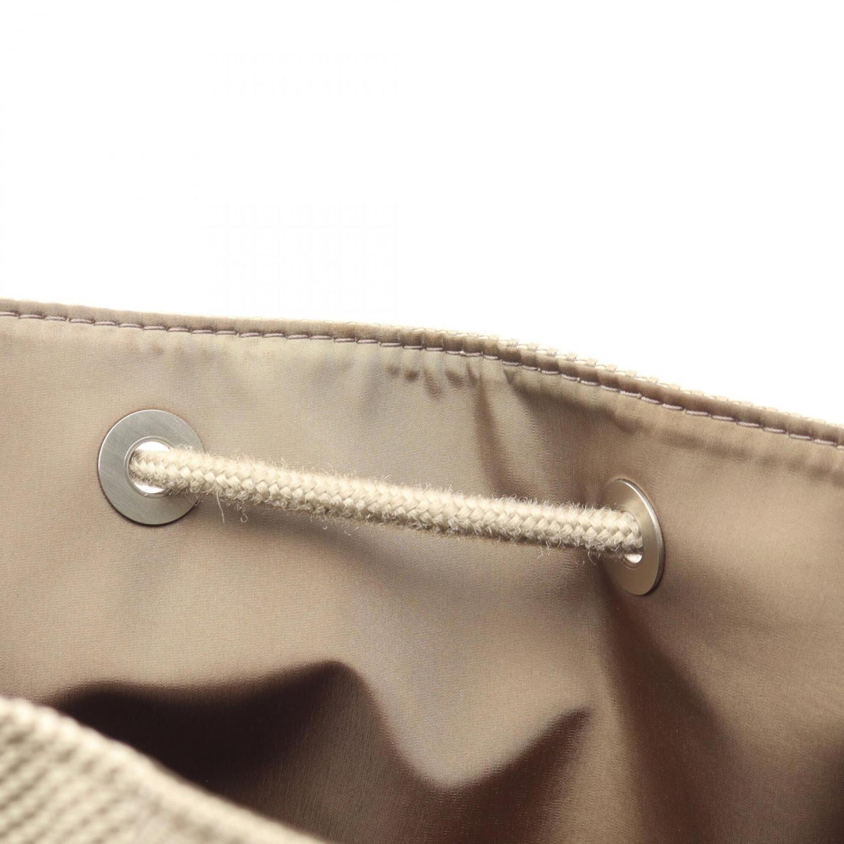 Louis Vuitton Beige Brown Canvas Leather Handbag Shoulder Bag (Pre-Owned)