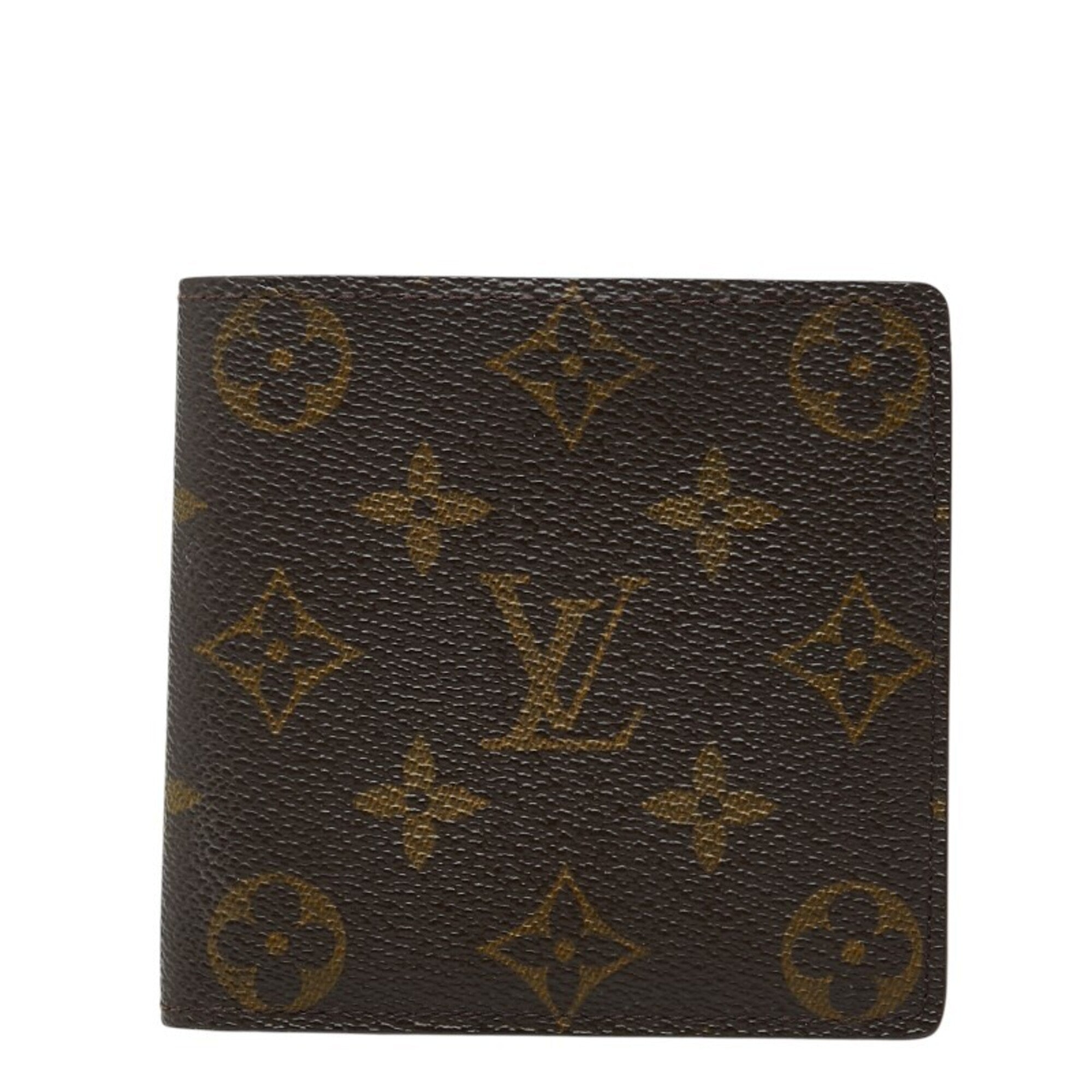 Louis Vuitton Brown Pvc Leather Wallet (Bi-Fold) (Pre-Owned)