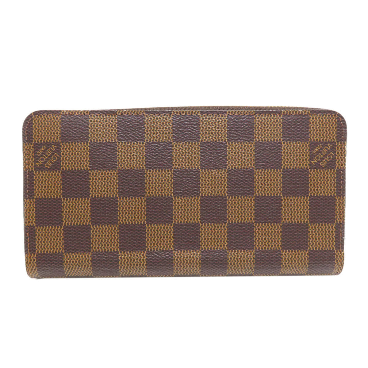 Louis Vuitton Damier Damier Canvas Ebene Damier Canvas Long Wallet (Bi-Fold) (Pre-Owned)