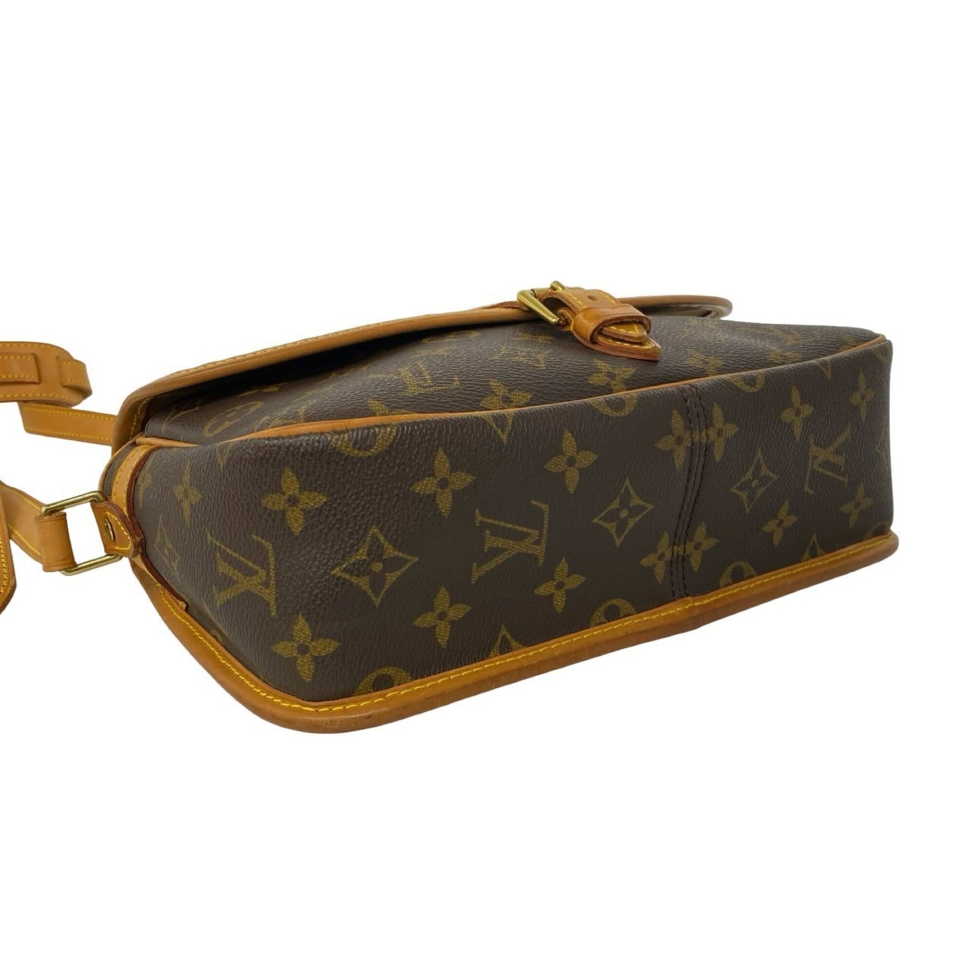 Louis Vuitton Brown Leather Pvc Pochette Shoulder Bag (Pre-Owned)