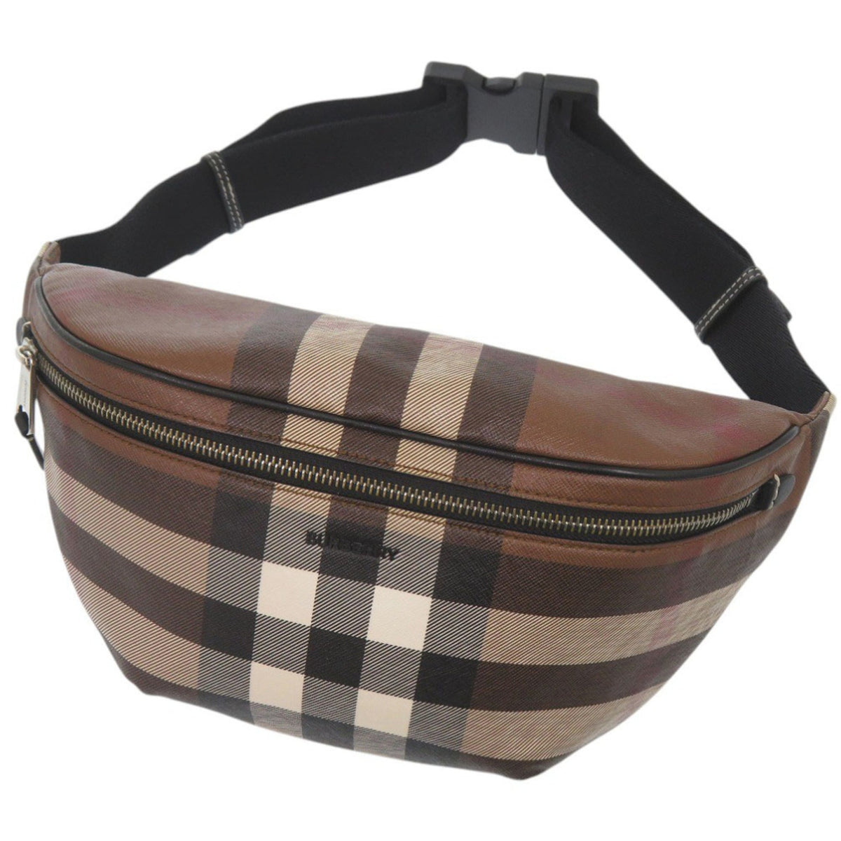 Burberry Brown Pvc Fanny Pack (Pre-Owned)