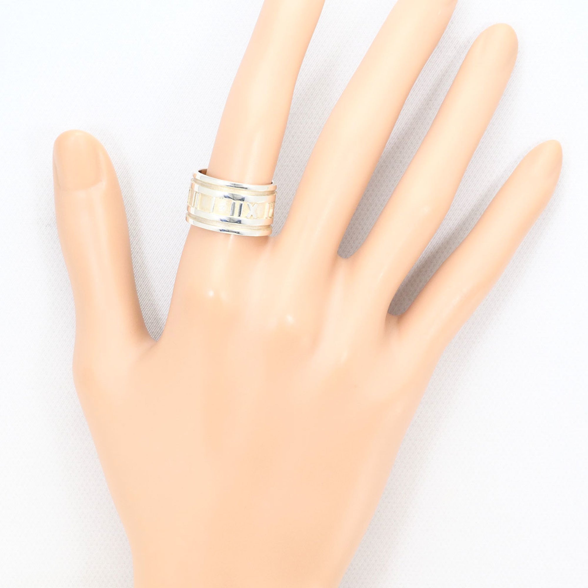 Tiffany Atlas Silver 925 Band Ring (Pre-Owned)