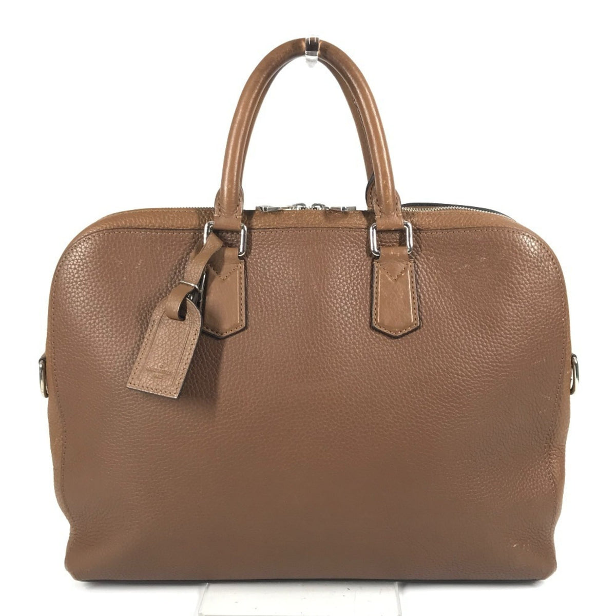 Louis Vuitton Brown Leather Briefcase Handbag Tote Bag (Pre-Owned)