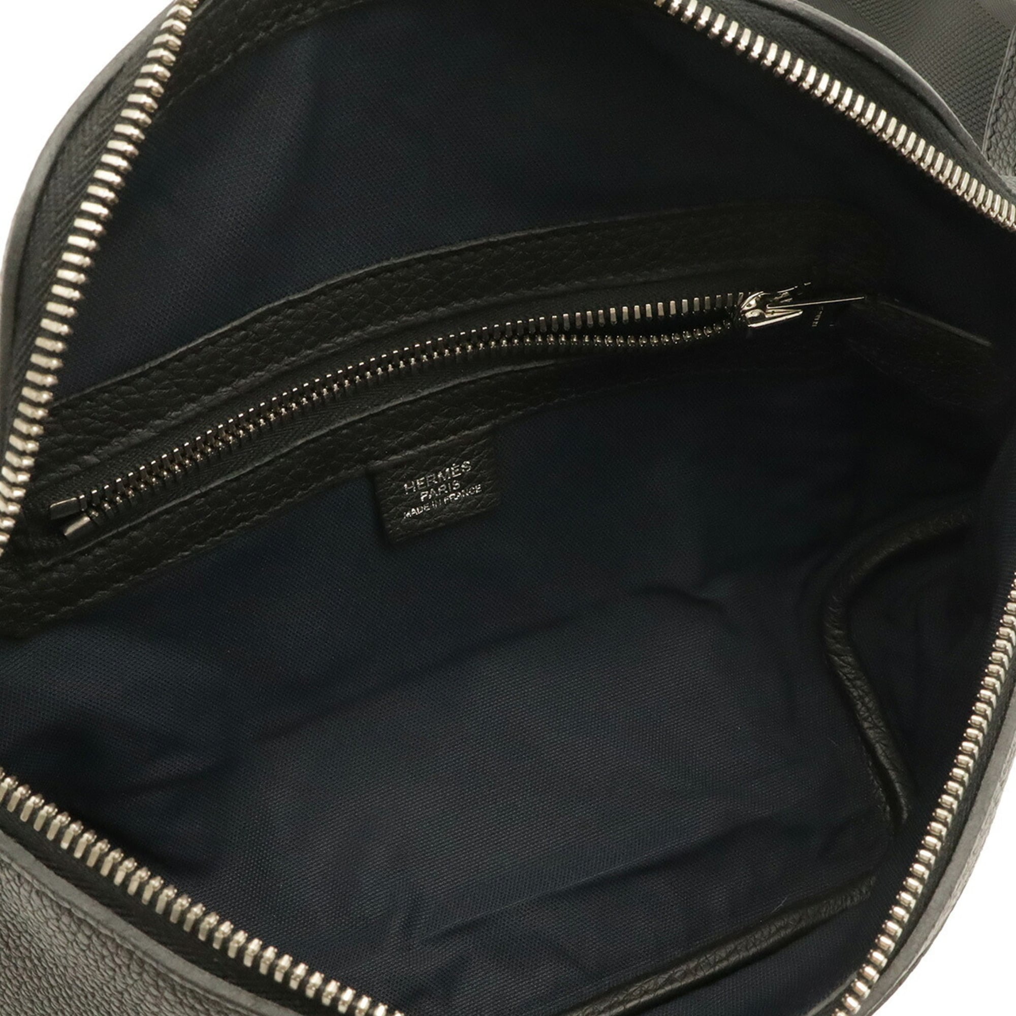 Hermes Black Togo Leather Shoulder Bag Sling Bag (Pre-Owned)