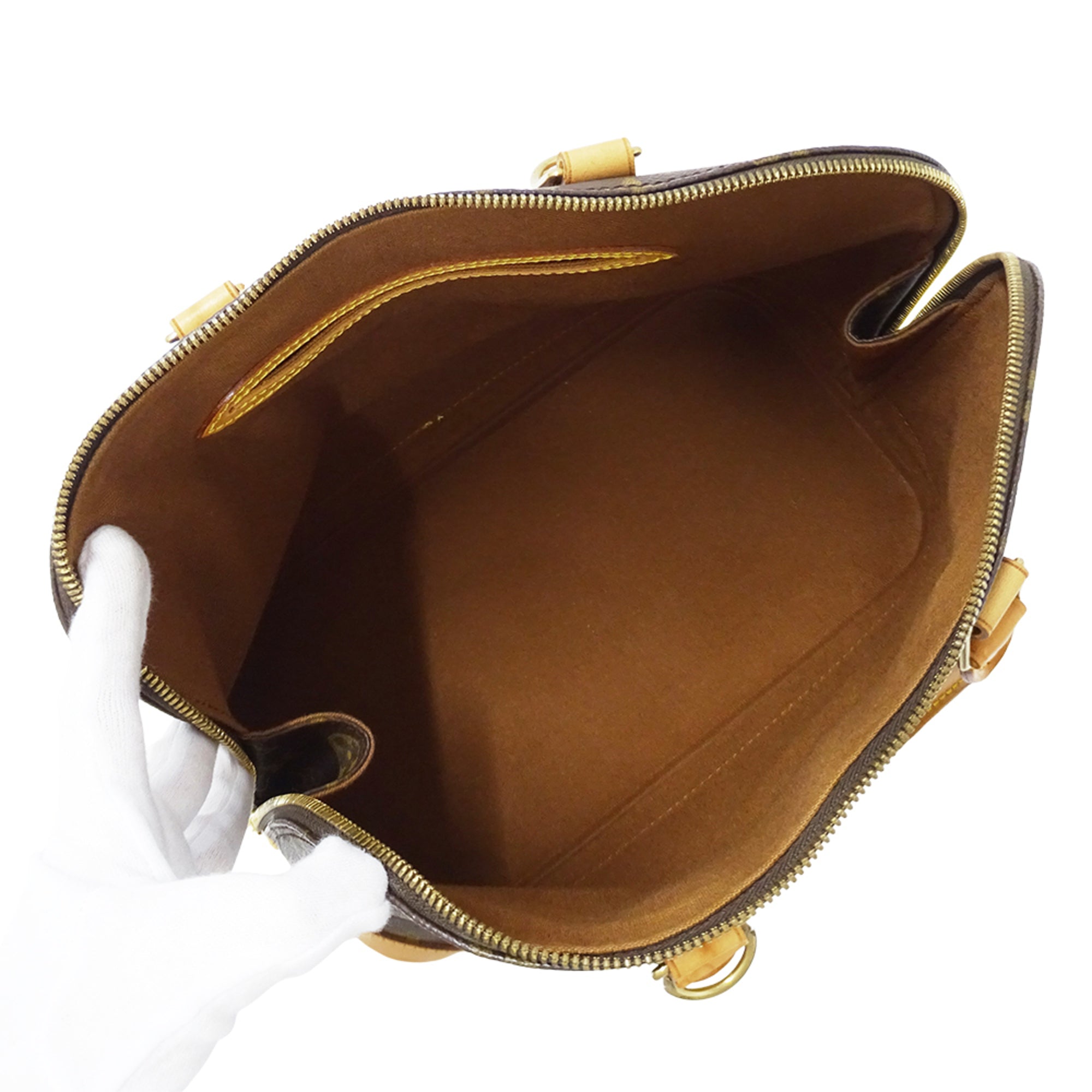 Louis Vuitton Brown Monogram Canvas Handbag (Pre-Owned)