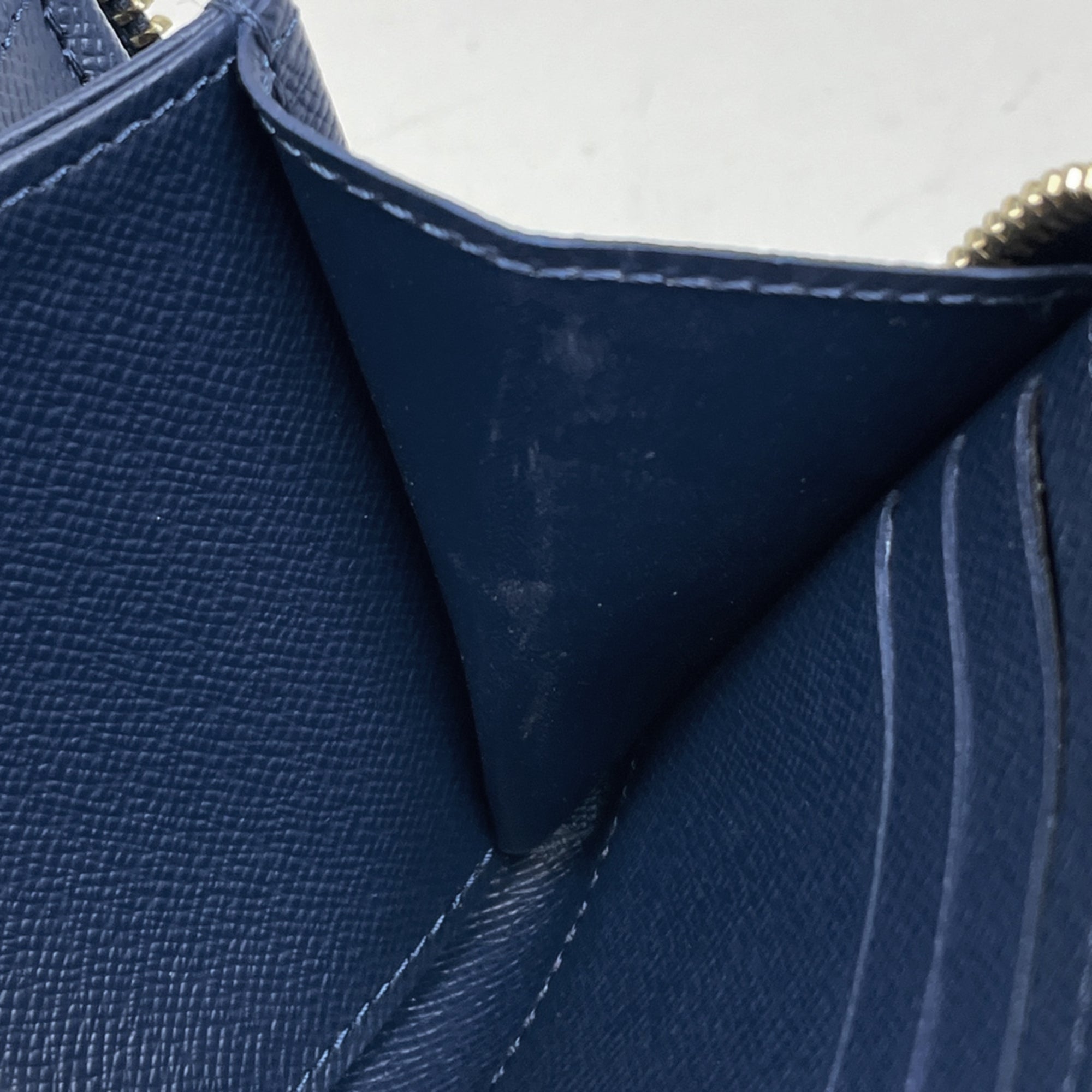Louis Vuitton Blue Monogram Monogram Denim Long Wallet (Bi-Fold) (Pre-Owned)