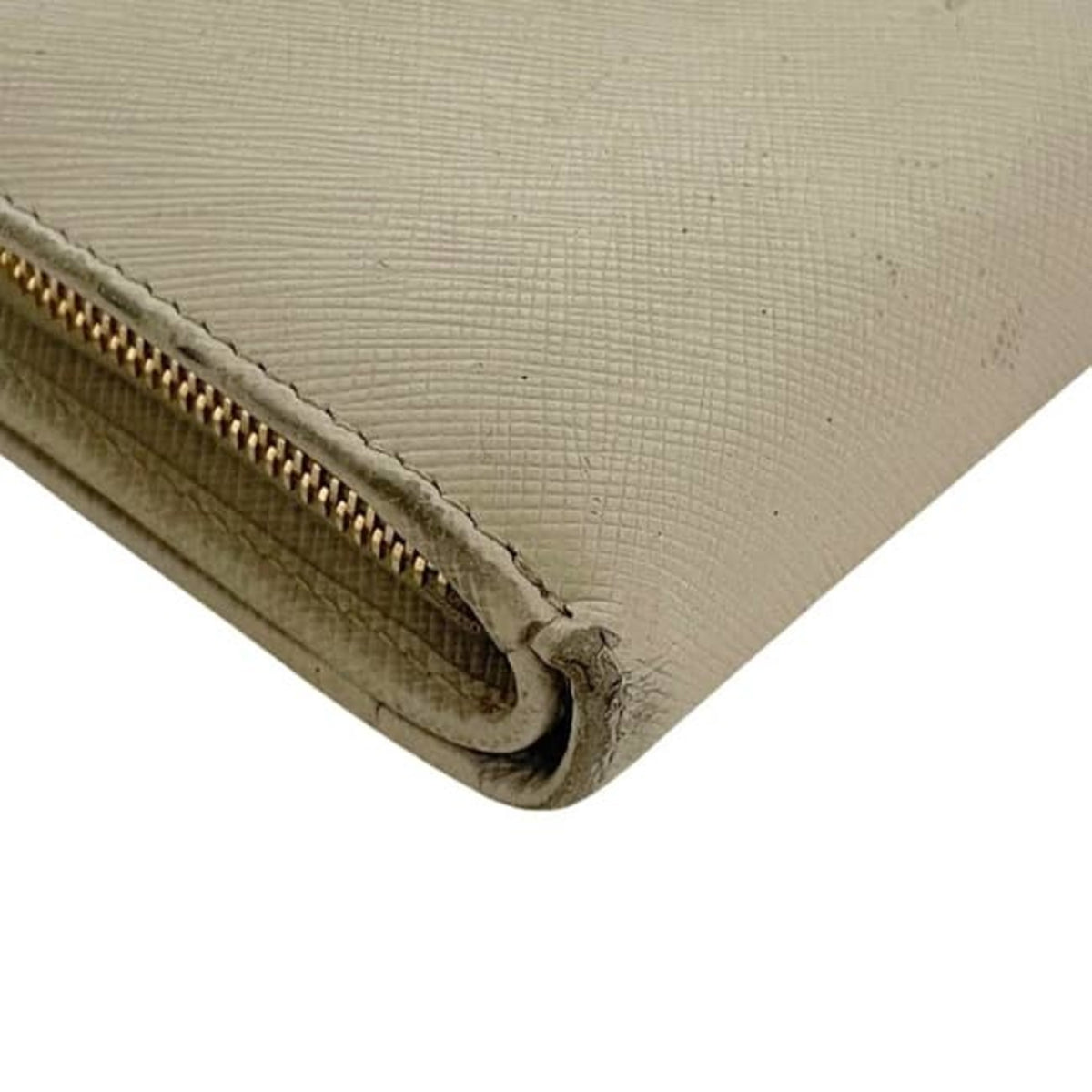 Prada Beige Saffiano Wallet (Bi-Fold) (Pre-Owned)