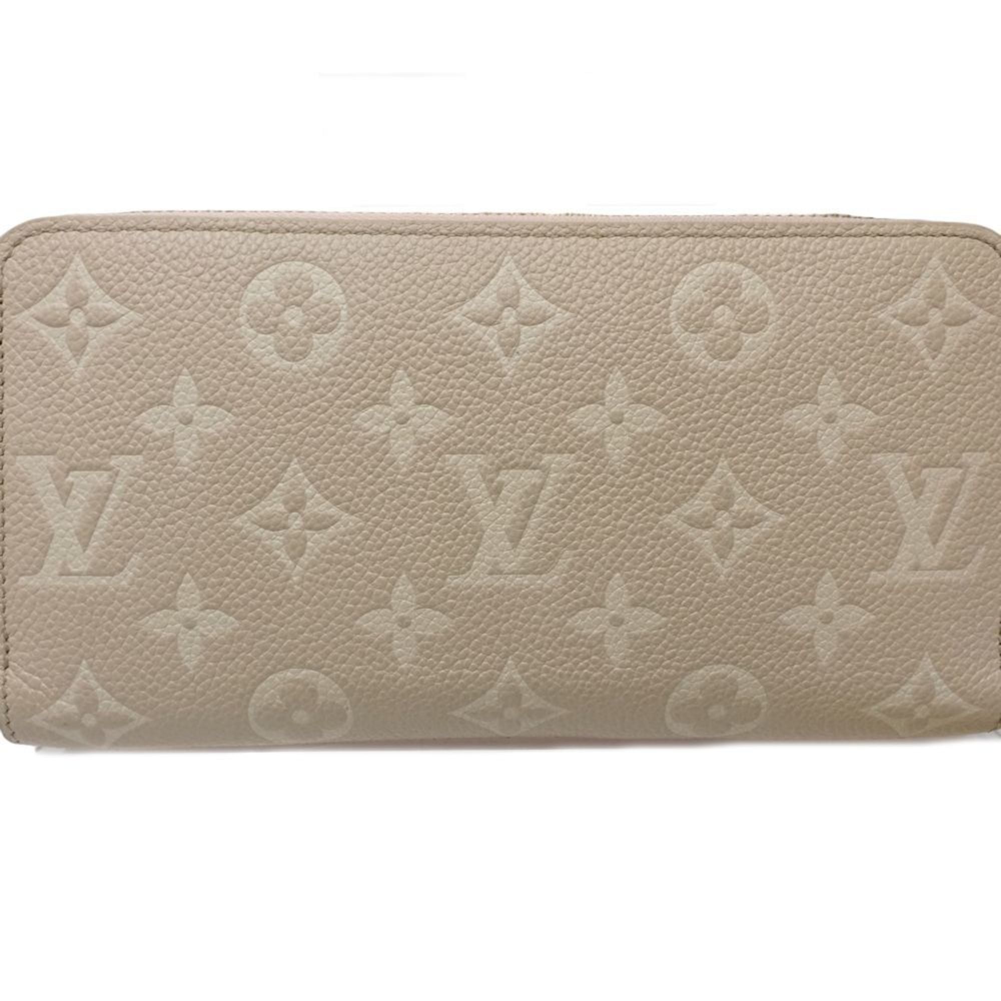 Louis Vuitton Beige Pink Yellow Monogram Empreinte Long Wallet (Bi-Fold) (Pre-Owned)