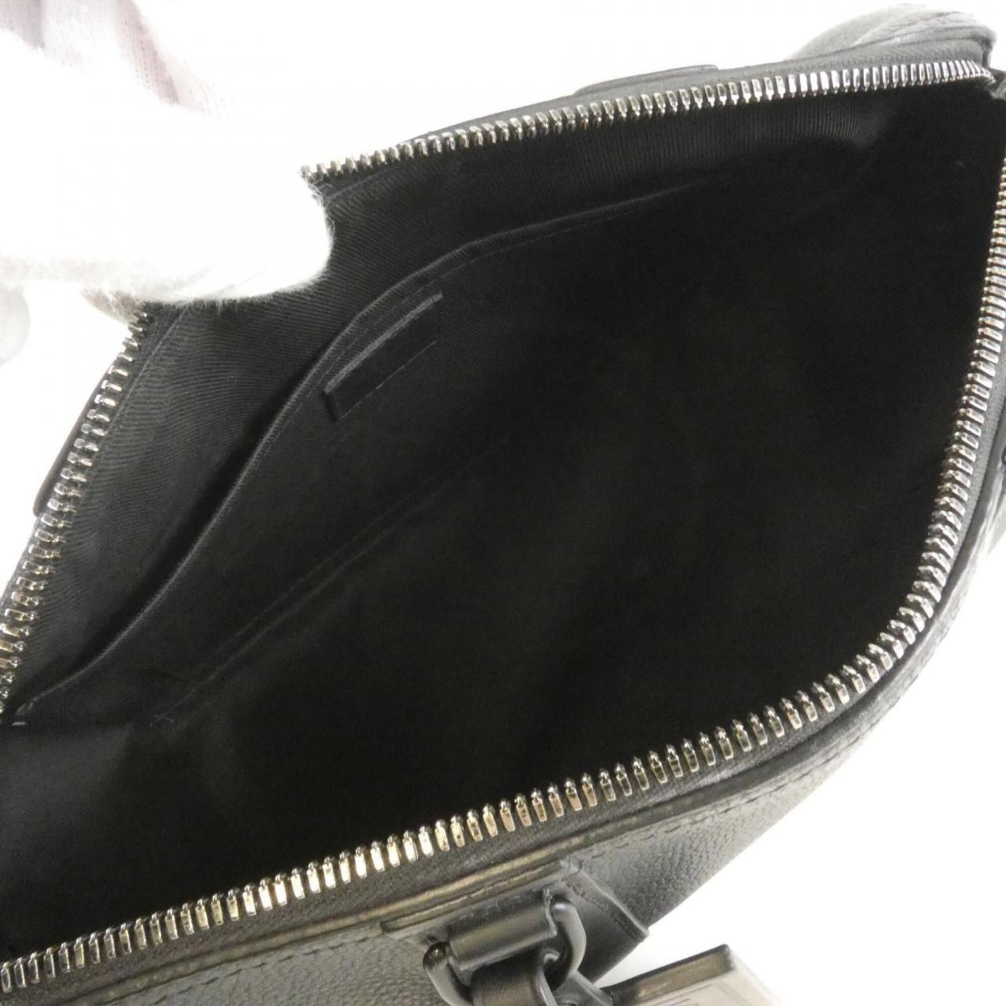 Louis Vuitton Black Leather Shoulder Bag (Pre-Owned)