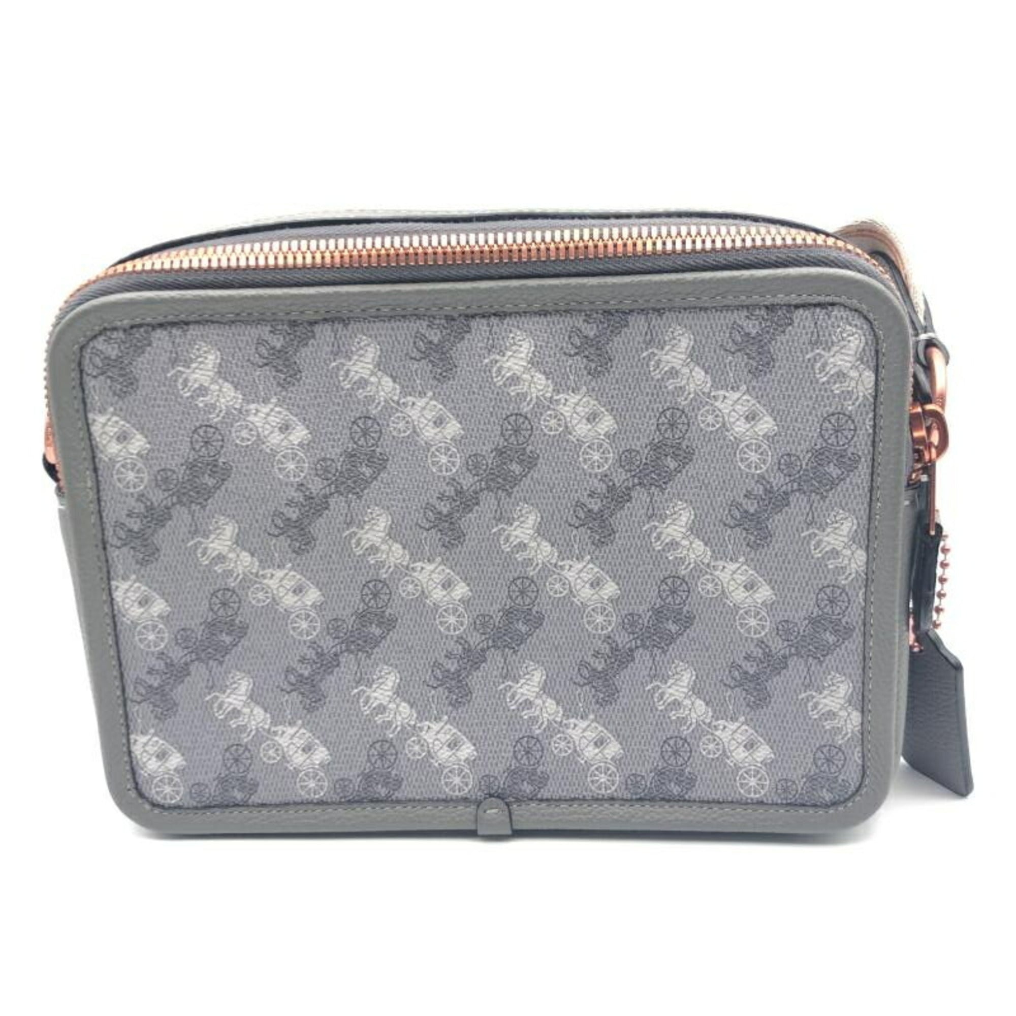 Coach Gray Shoulder Bag (Pre-Owned)