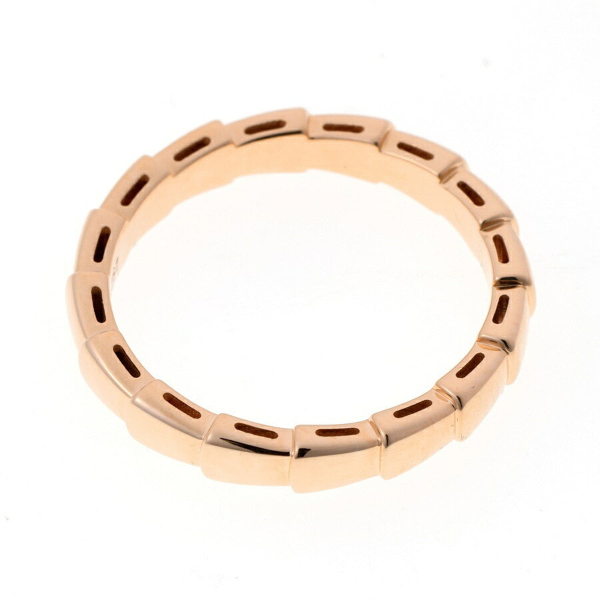 Bvlgari Pink Gold Pink Gold (18K) Band Ring (Pre-Owned)