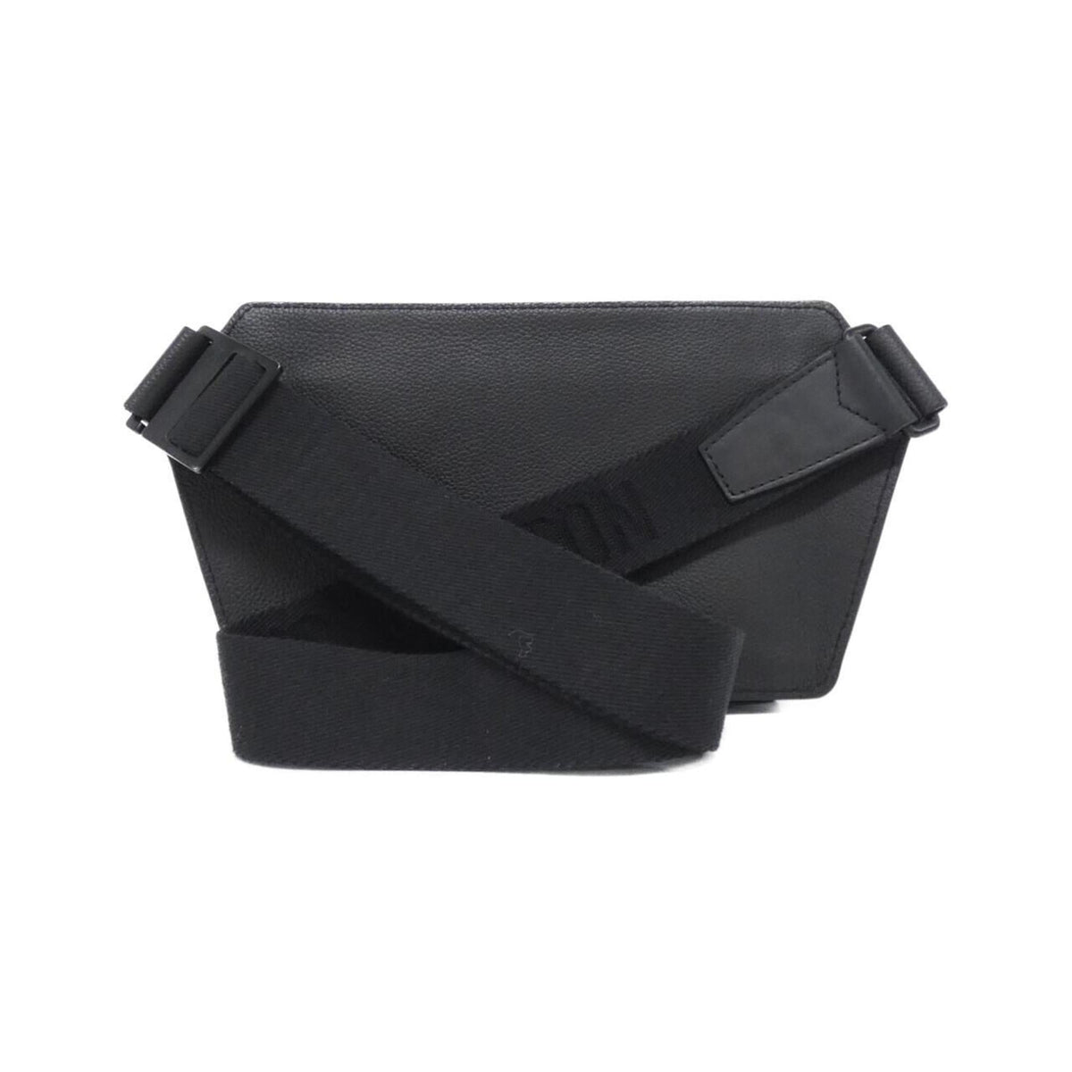 Louis Vuitton Black Leather Shoulder Bag (Pre-Owned)