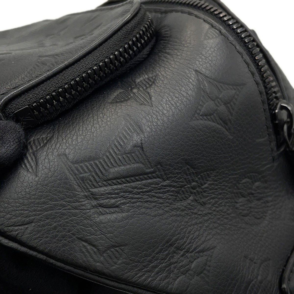 Louis Vuitton Black Noir Monogram Shadow Sling Bag (Pre-Owned)