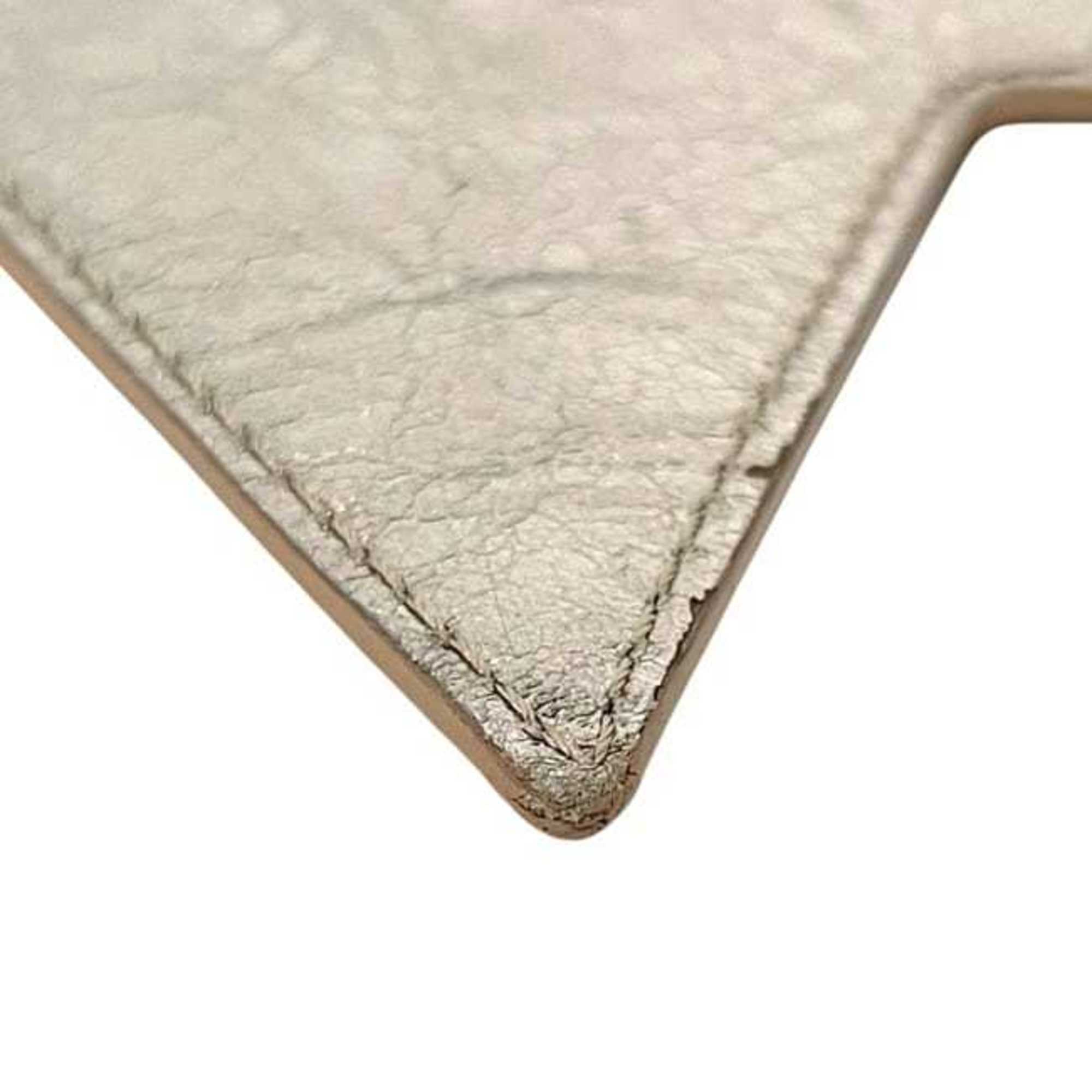 Jimmy Choo Gold Leather Coin Purse/Coin Case (Pre-Owned)