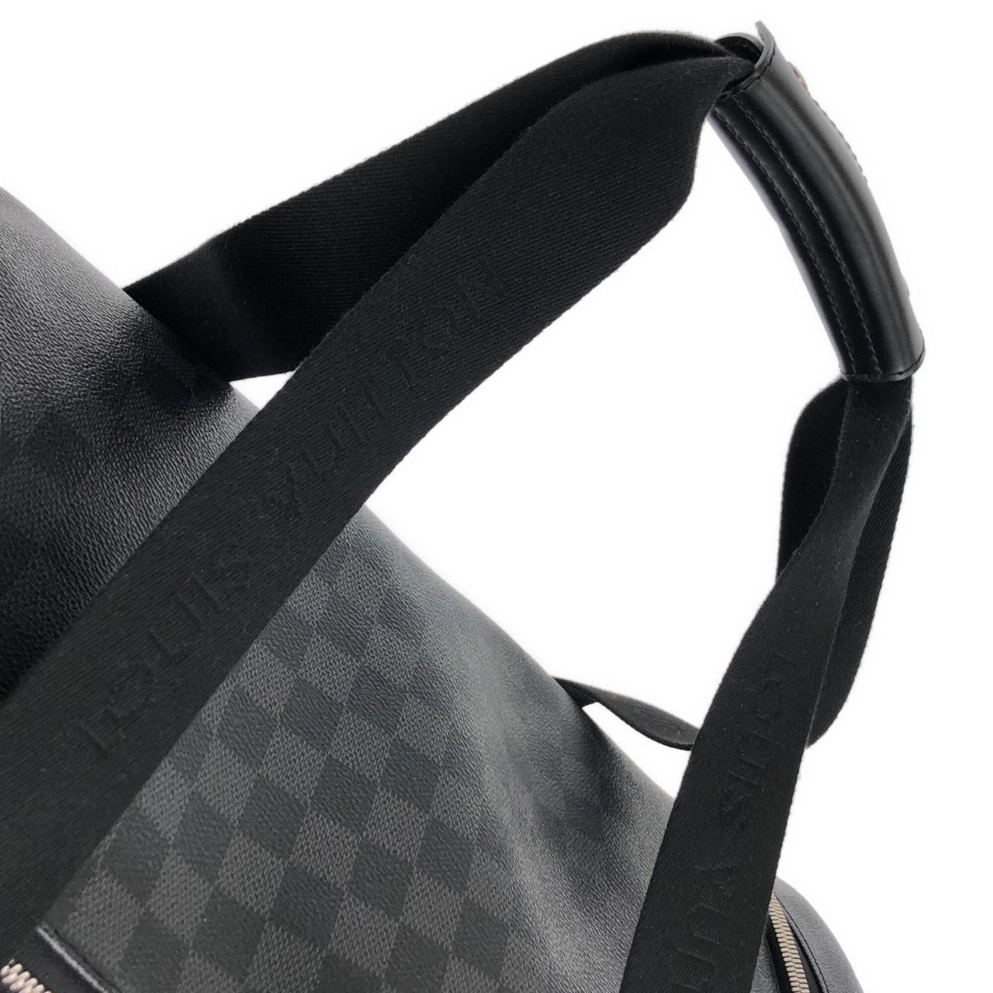 Louis Vuitton Graphite Coated Canvas Boston Bag (Pre-Owned)