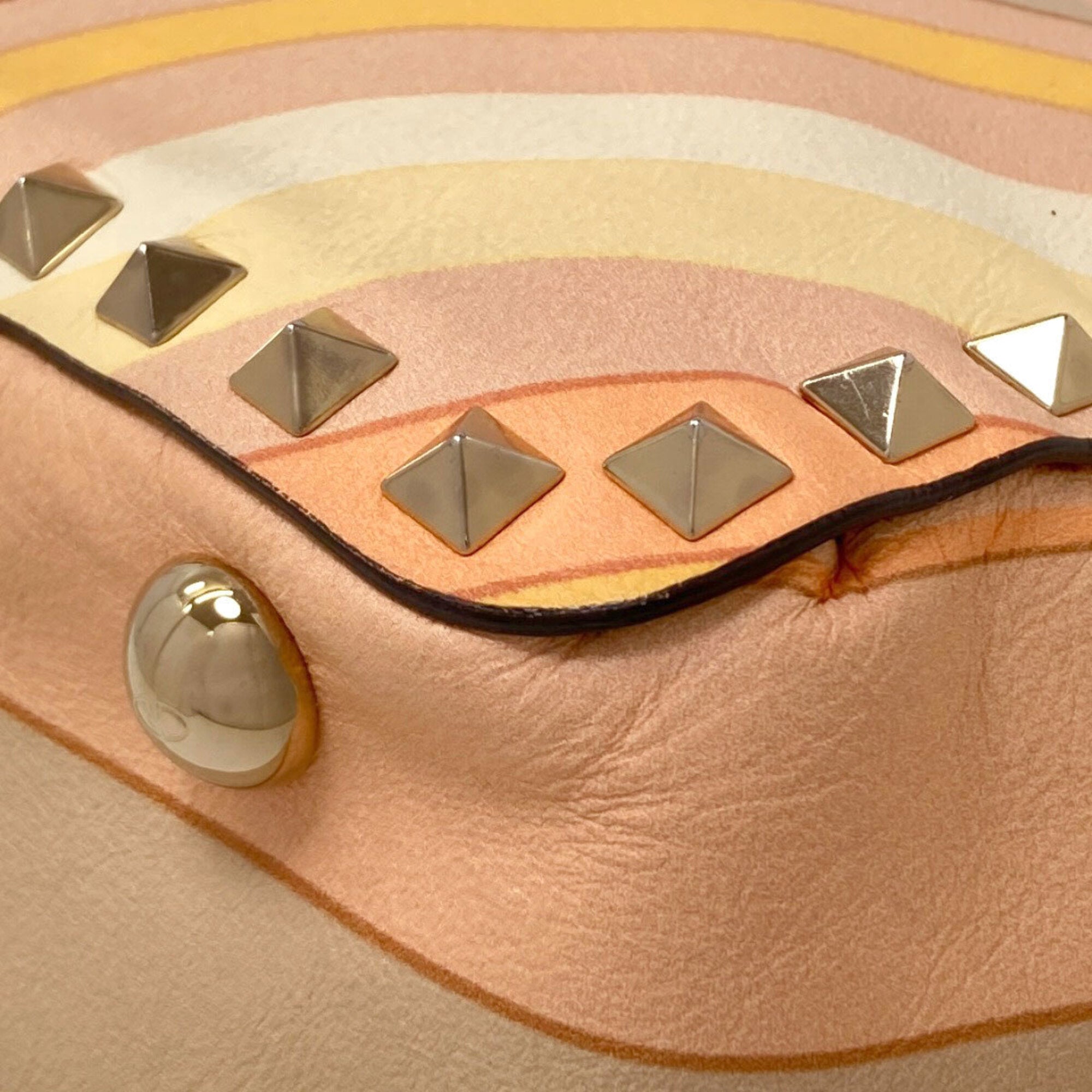 Unspecified Orange Leather Handbag (Pre-Owned)