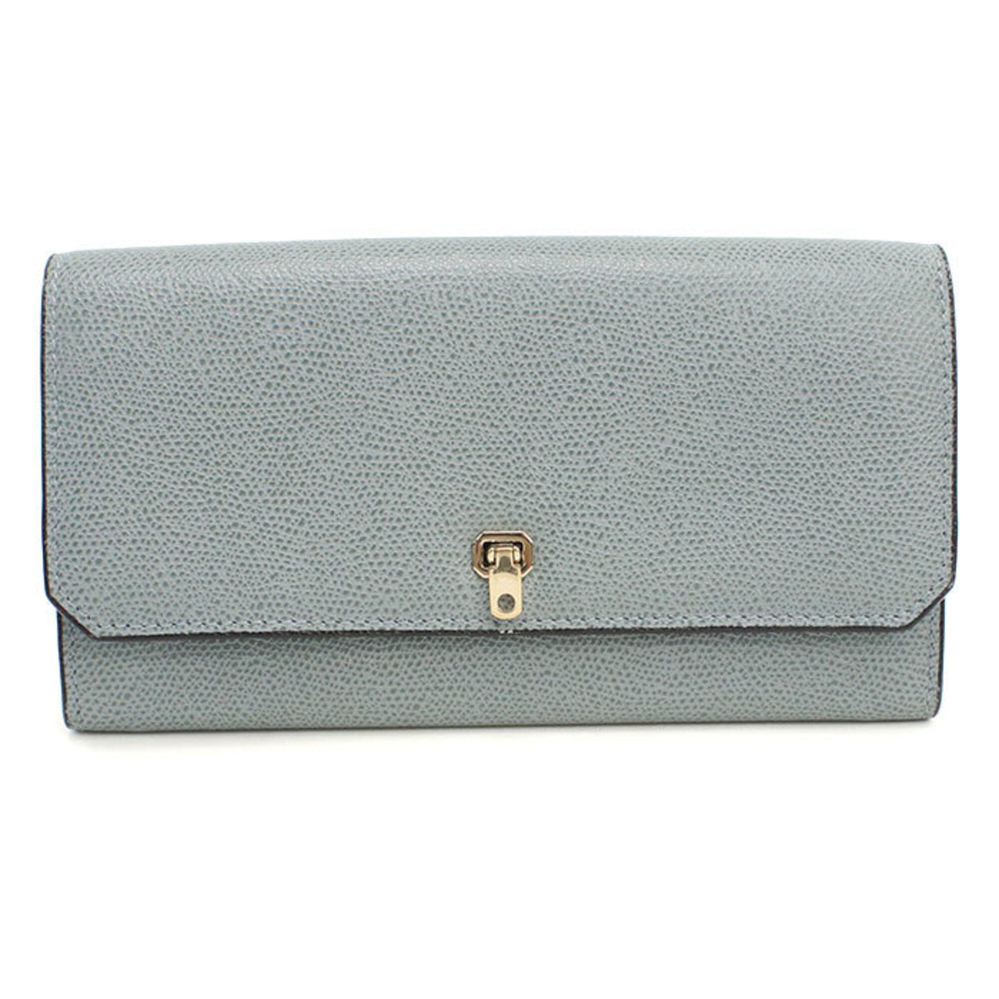 Valextra Gray Long Wallet (Bi-Fold) (Pre-Owned)