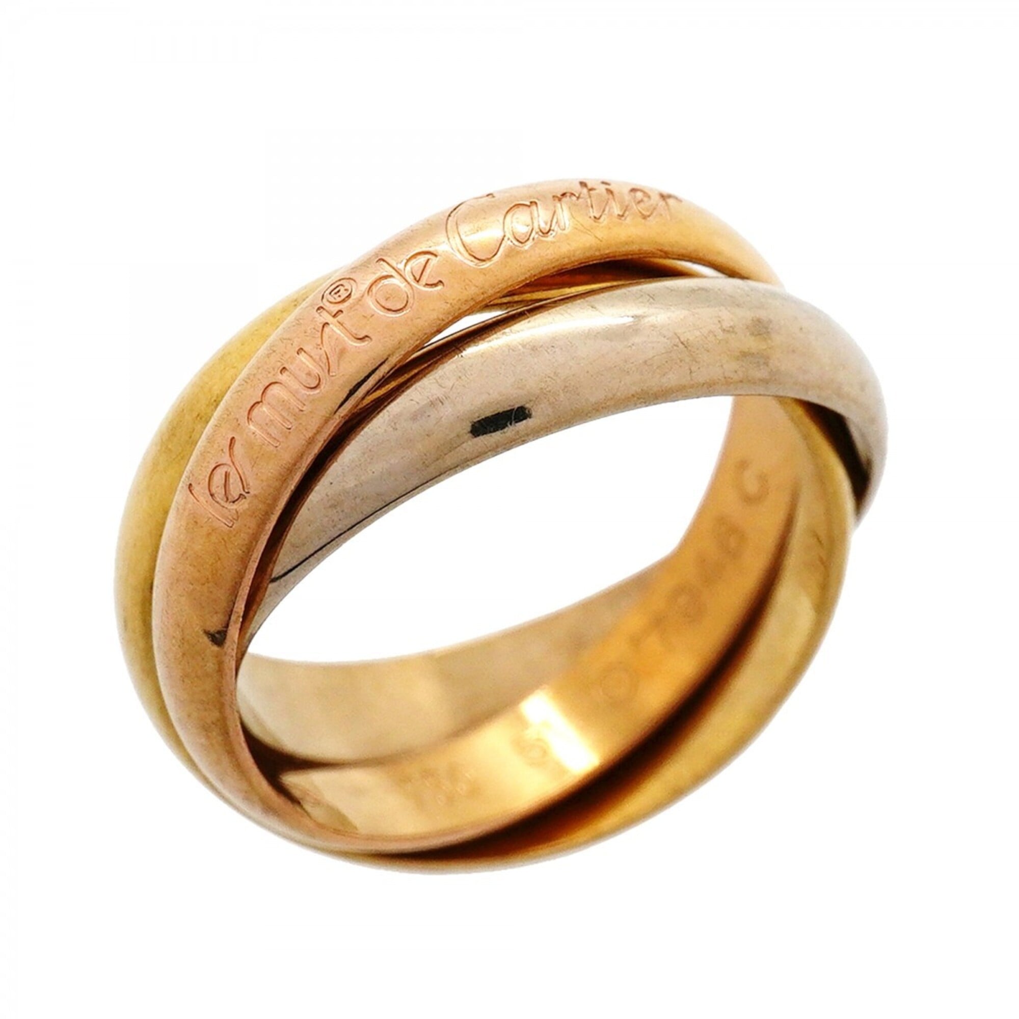 Cartier Yellow Gold (18K) Pink Gold (18K) White Gold (18K) Band Ring (Pre-Owned)