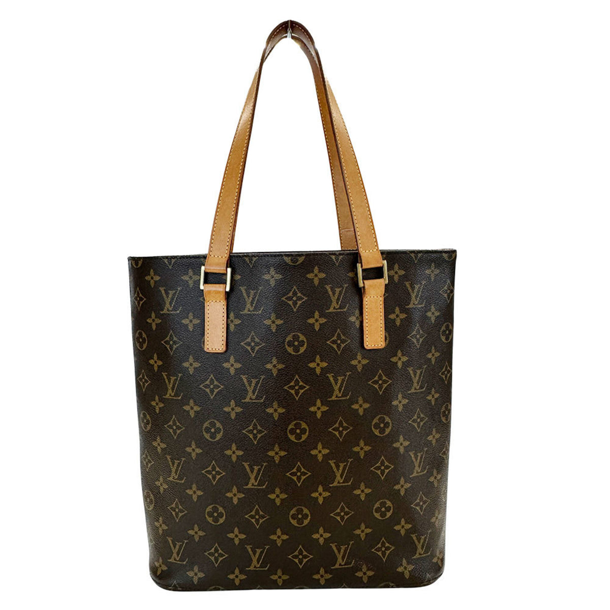 Louis Vuitton Brown Monogram Canvas Handbag Tote Bag (Pre-Owned)