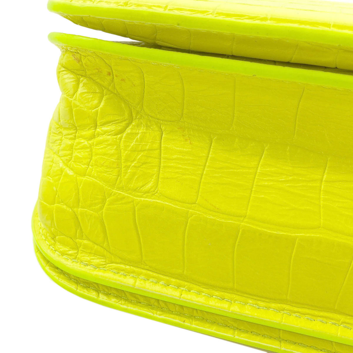 Balenciaga Yellow Leather Shoulder Bag (Pre-Owned)