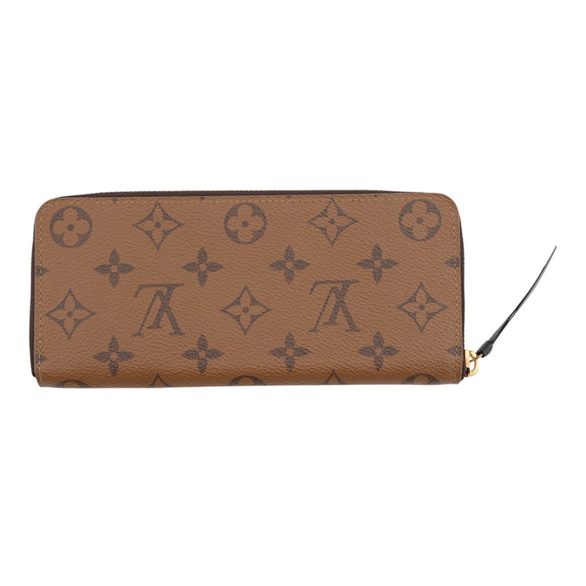 Louis Vuitton Monogram Reverse Black Noir Monogram Reverse Long Wallet (Bi-Fold) (Pre-Owned)