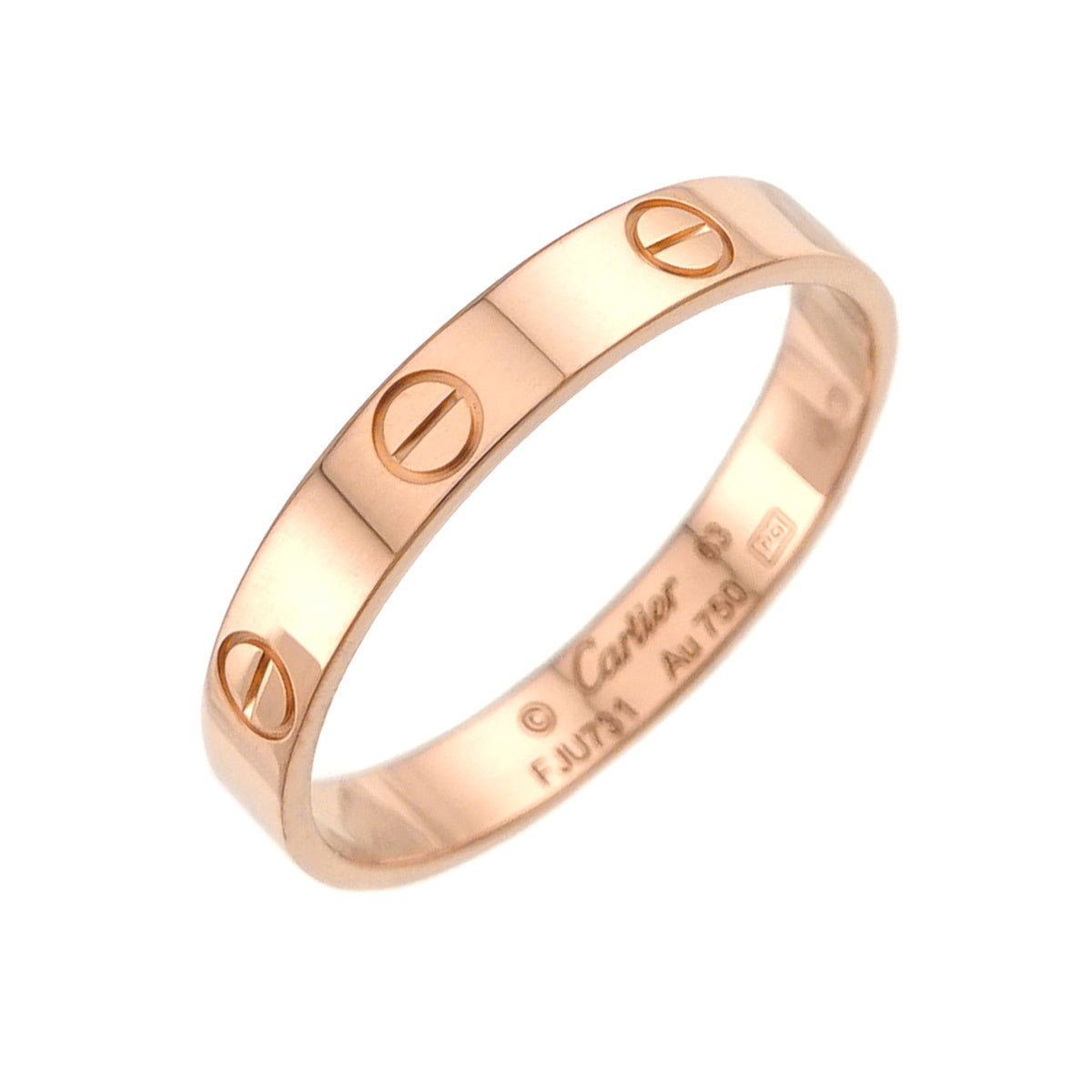 Cartier Pink Gold (18K) Band Ring (Pre-Owned)