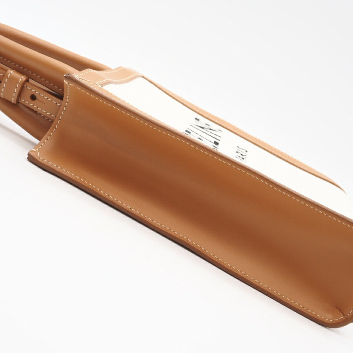 Celine Cabas Brown White Canvas Shoulder Bag (Pre-Owned)