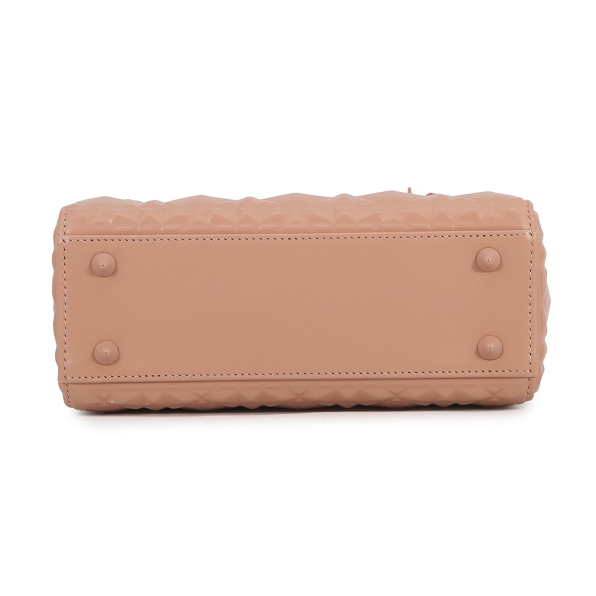 Christian Dior Lady Dior Pink Leather Handbag Shoulder Bag (Pre-Owned)