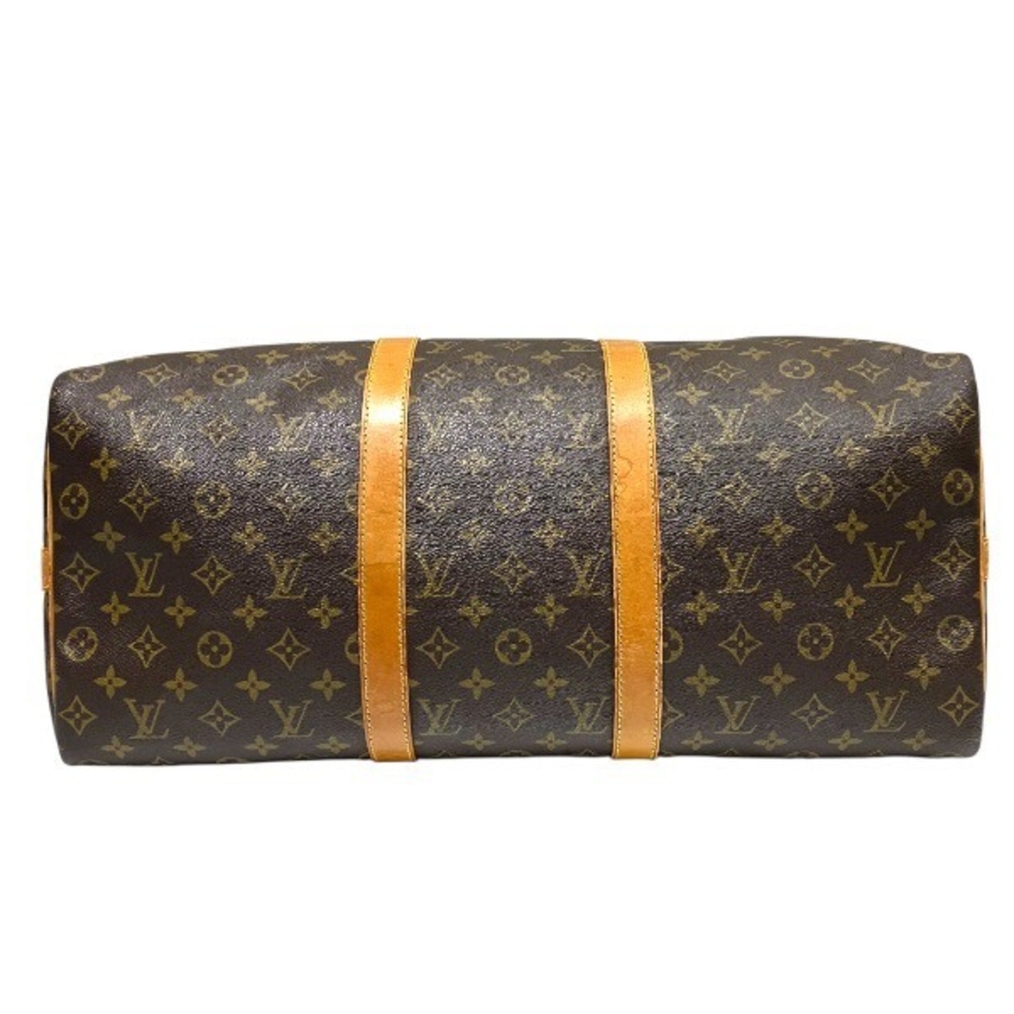 Louis Vuitton Brown Monogram Boston Bag Handbag (Pre-Owned)