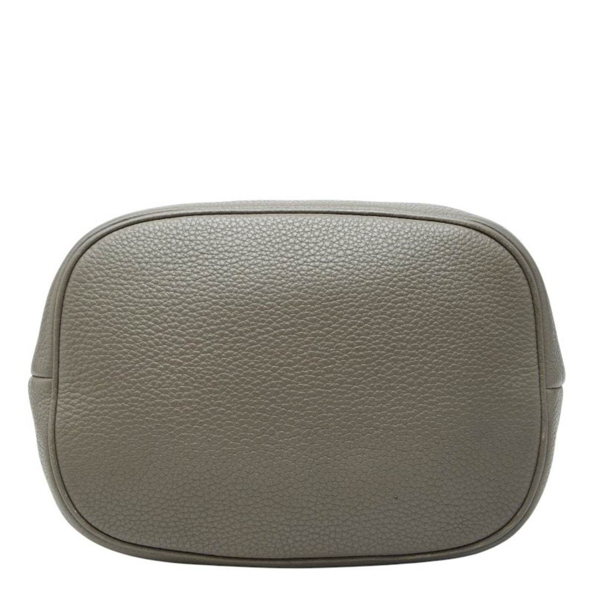 Prada Grayish Leather Handbag Shoulder Bag (Pre-Owned)