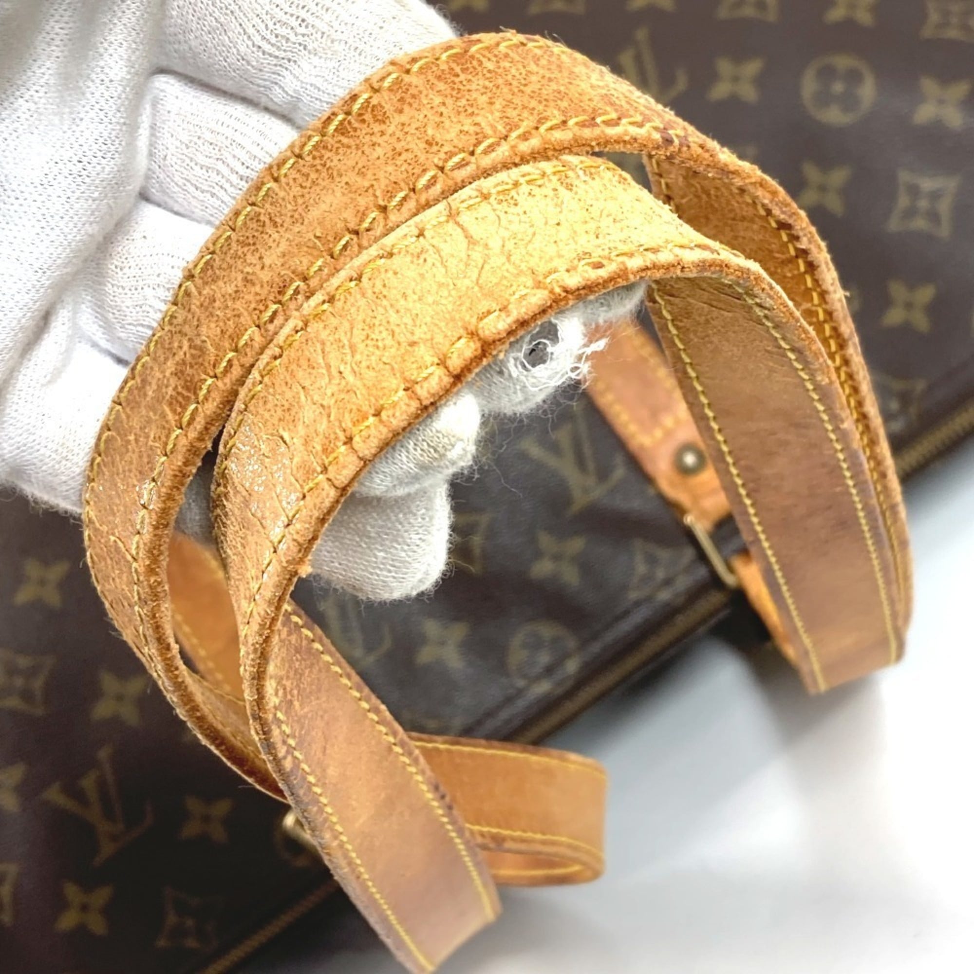 Louis Vuitton Brown Monogram Shoulder Bag Tote Bag (Pre-Owned)