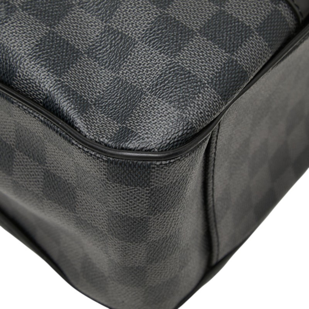 Louis Vuitton Black Pvc Leather Shoulder Bag (Pre-Owned)