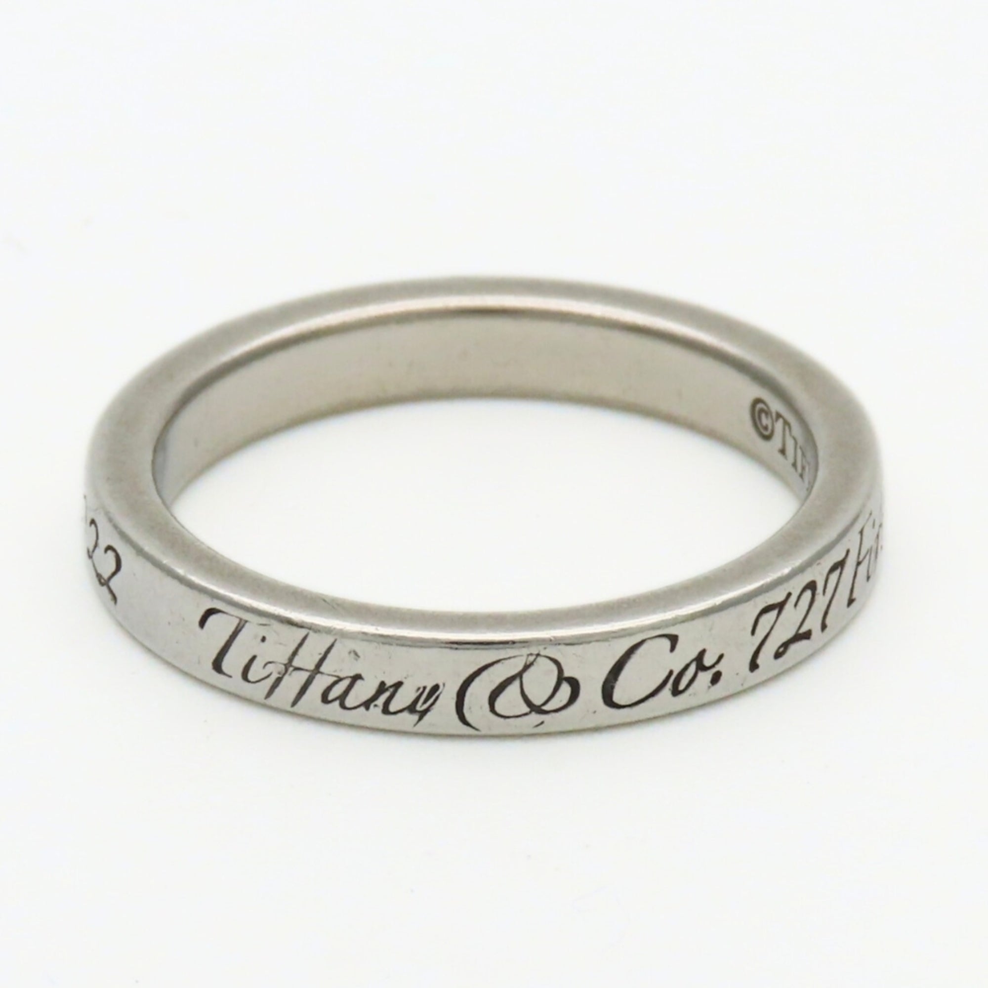 Tiffany Silver Silver 925 Band Ring (Pre-Owned)