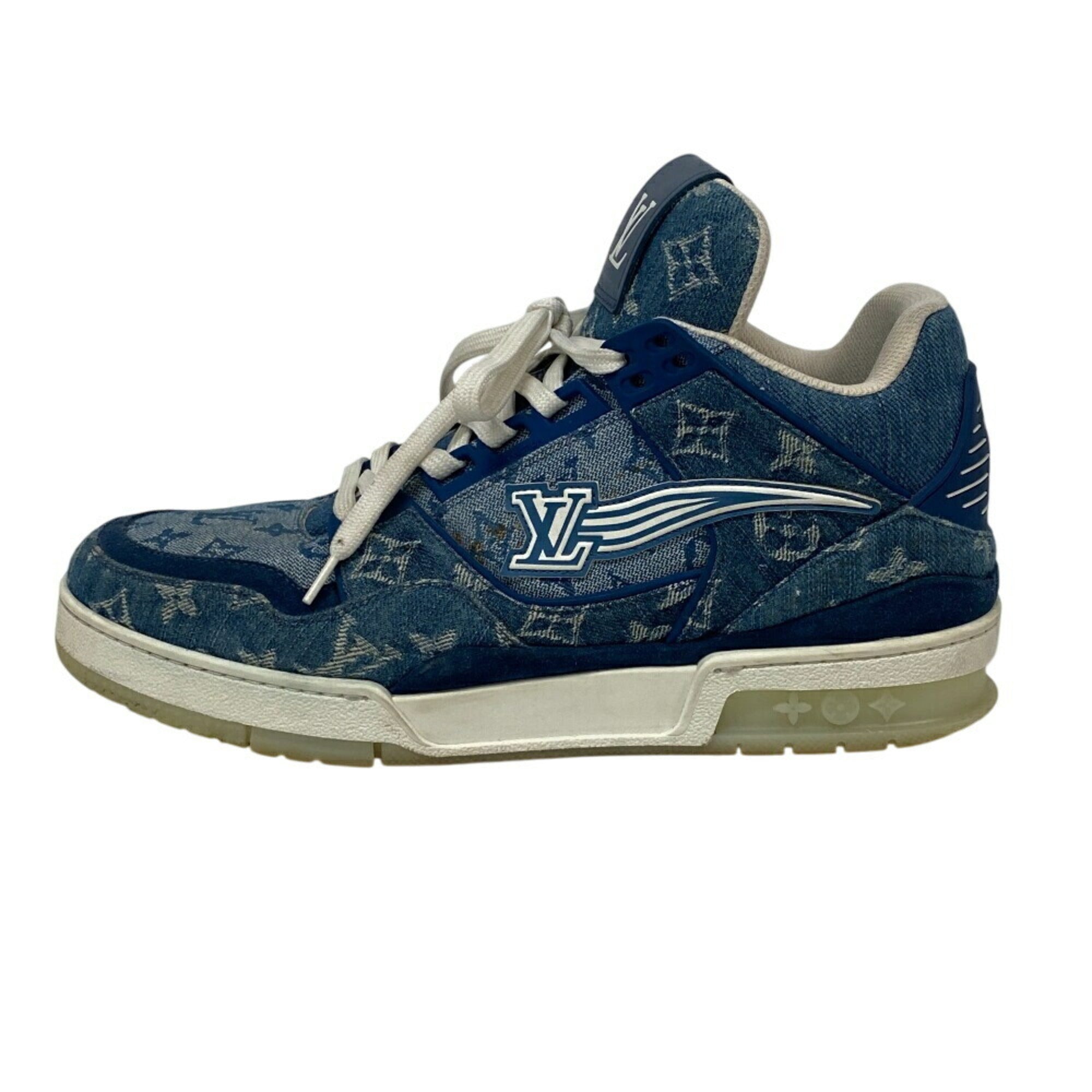 Louis Vuitton Blue White Sneakers (Pre-Owned)