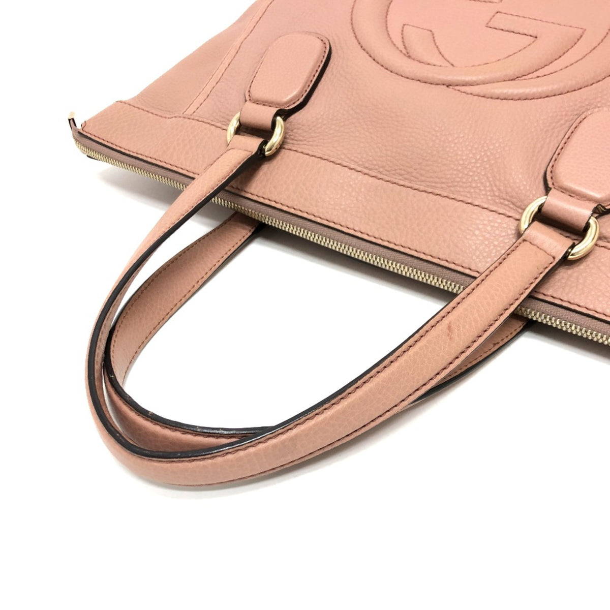 Gucci Beige Leather Handbag (Pre-Owned)