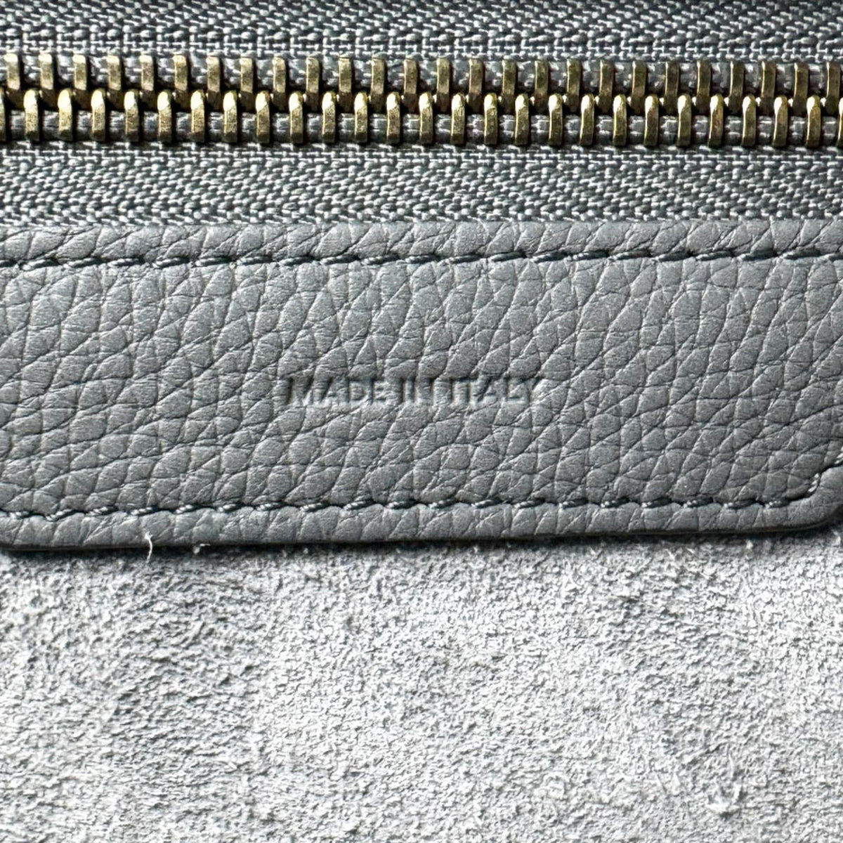 Celine Gray Leather Handbag (Pre-Owned)