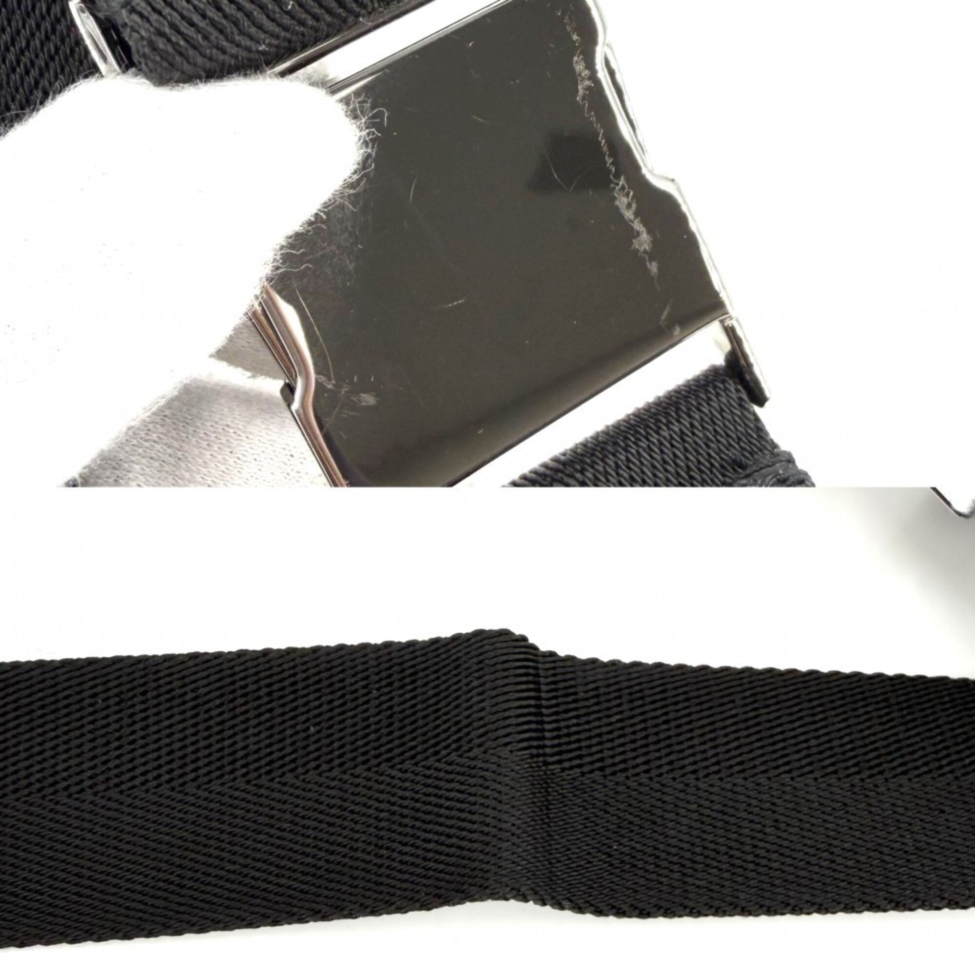 Gucci Black Gg Canvas Fanny Pack Sling Bag (Pre-Owned)