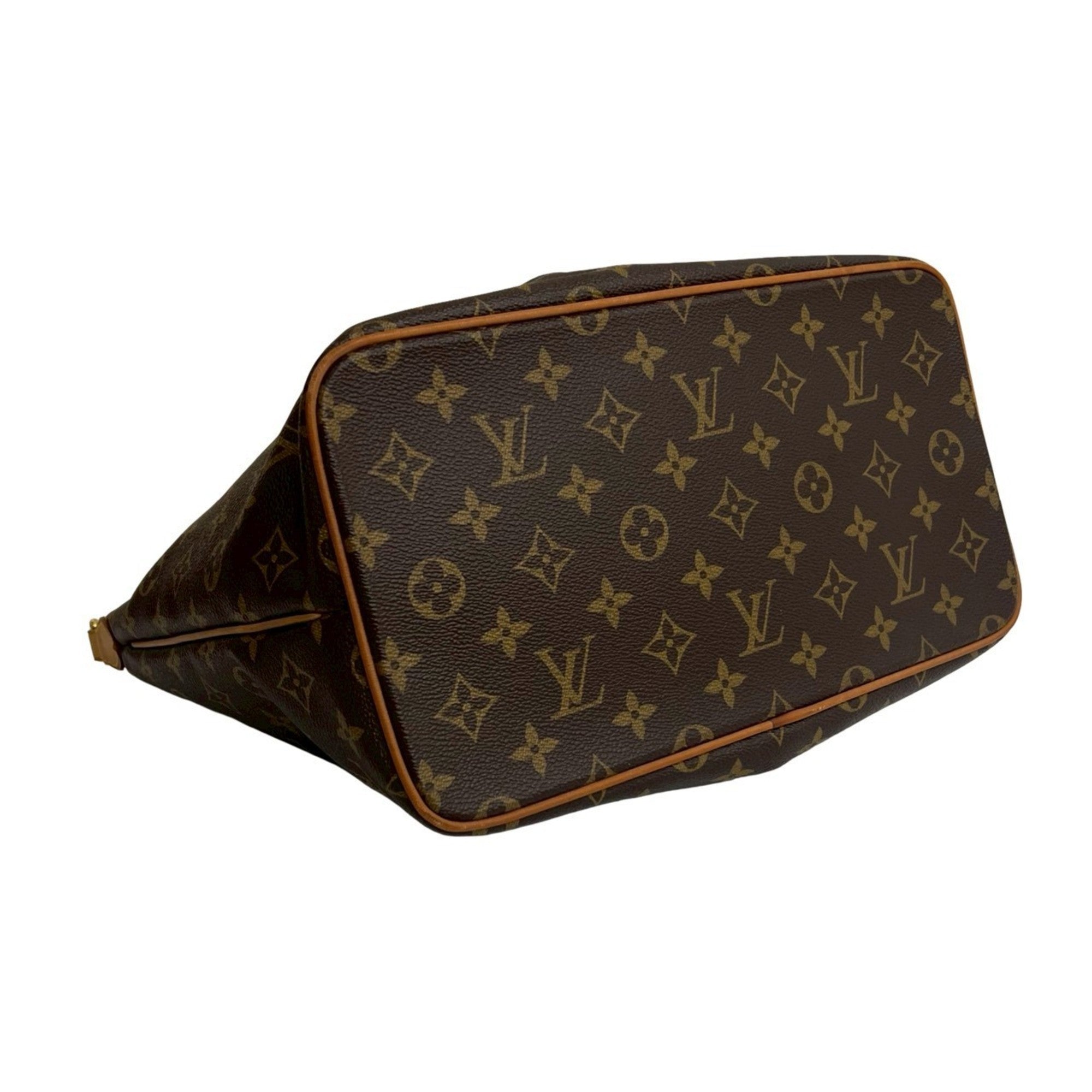 Louis Vuitton Brown Leather Pvc Handbag Shoulder Bag Tote Bag (Pre-Owned)