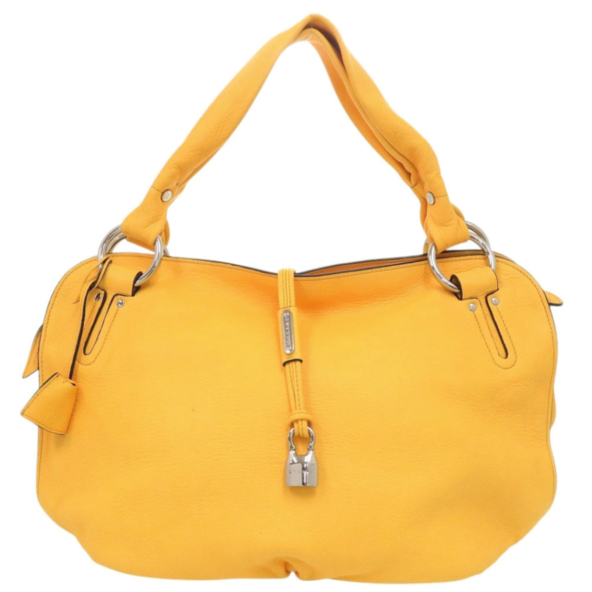 Celine Yellow Leather Handbag (Pre-Owned)