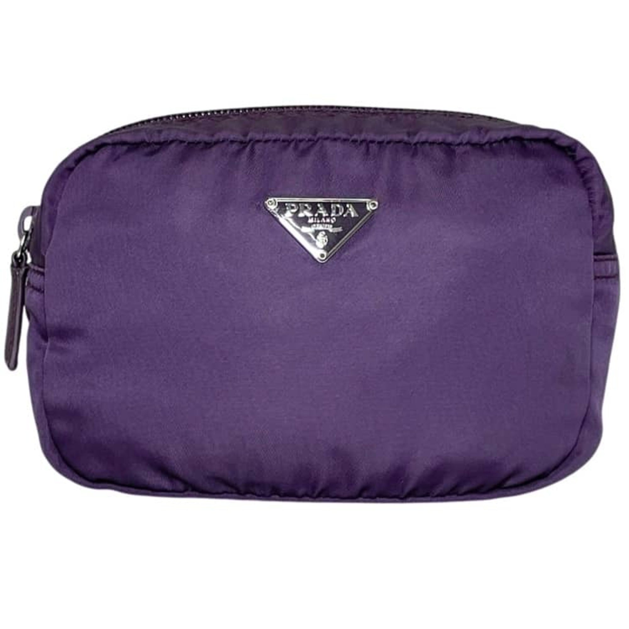 Prada Purple Nylon Pouch (Pre-Owned)
