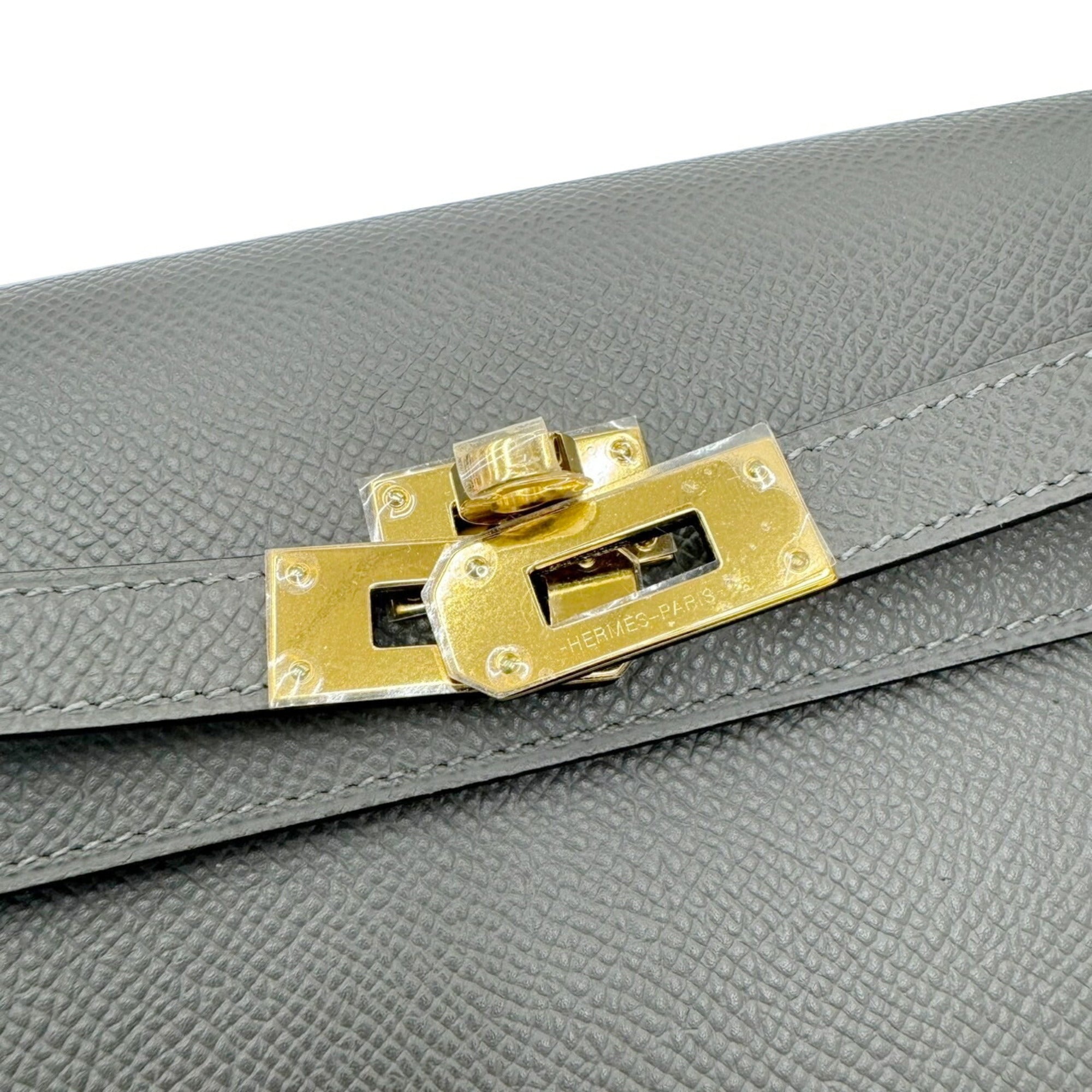 Hermes Epsom Leather Chain/Shoulder Wallet (Pre-Owned)