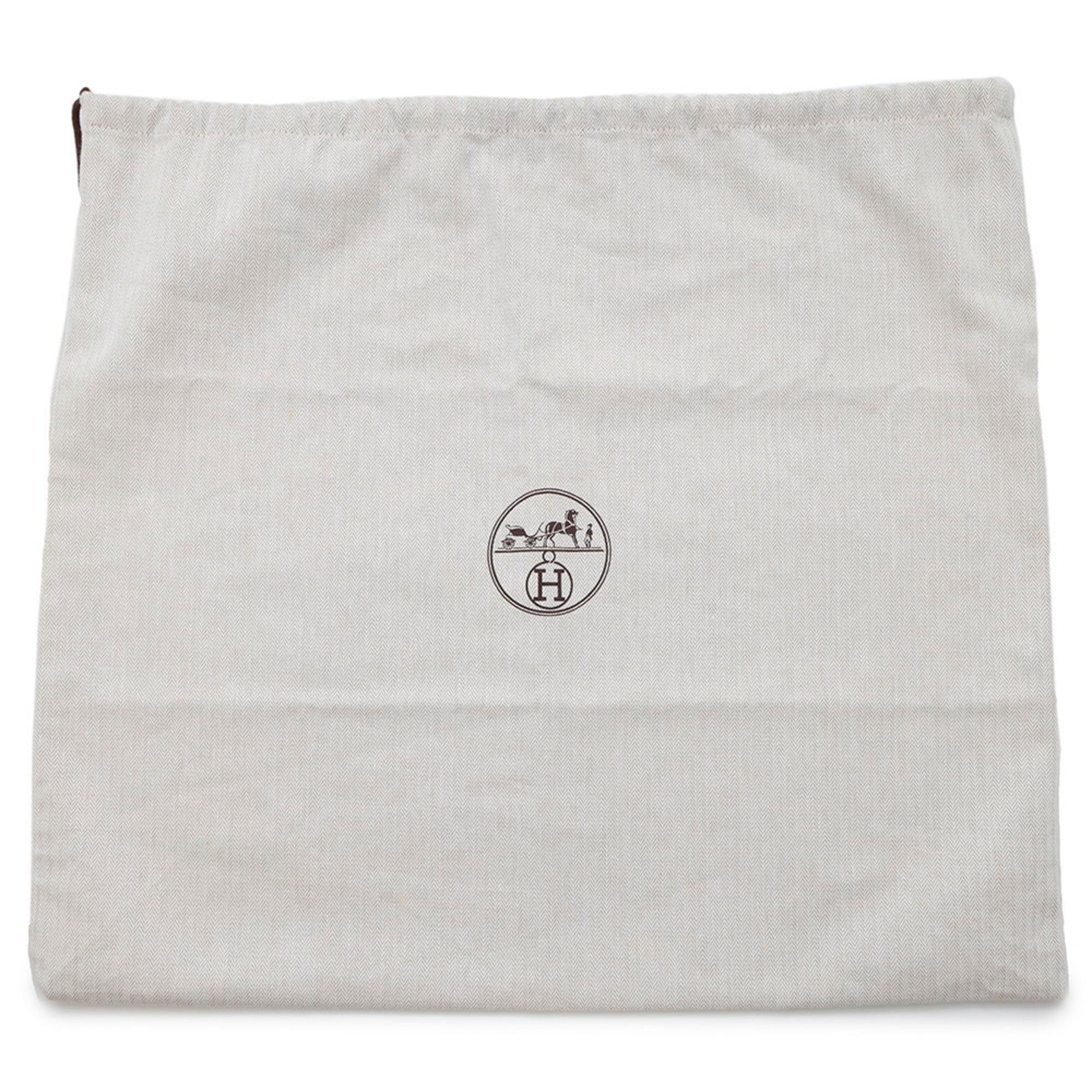 Hermes Bougainvillier Rouge Casaque Taurillon Clemence Leather Tote Bag (Pre-Owned)