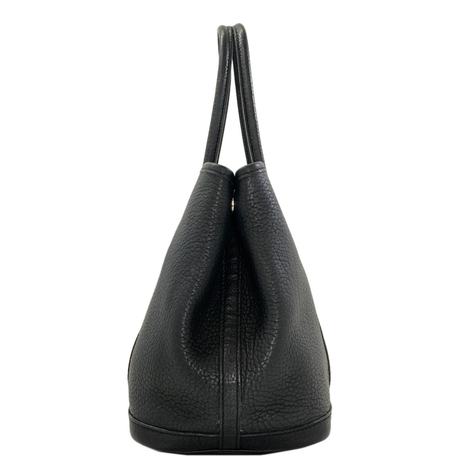 Hermes Black Negonda Leather Handbag (Pre-Owned)