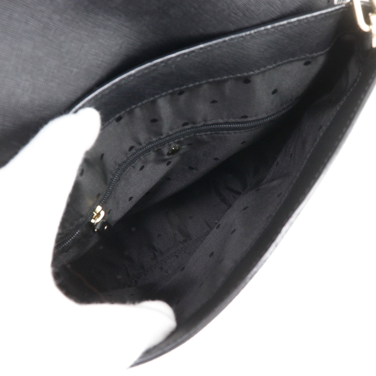 Kate Spade Black Leather Backpack (Pre-Owned)