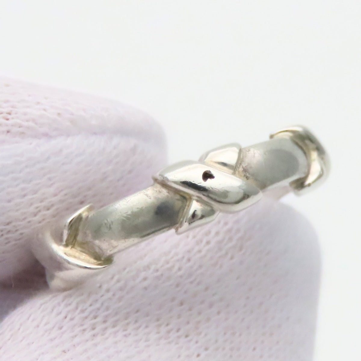 Tiffany Silver Silver 925 Band Ring (Pre-Owned)
